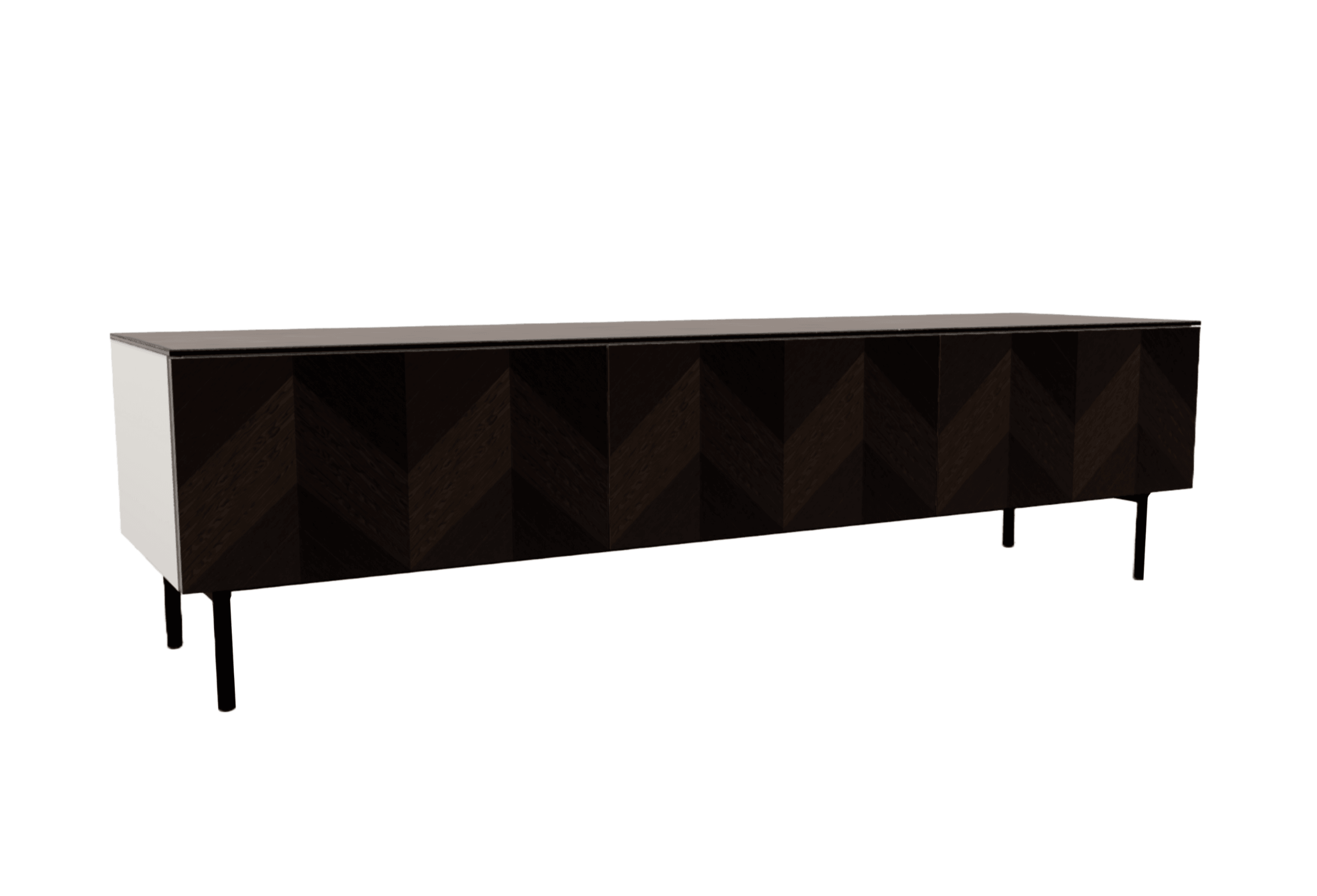 Szafka RTV UNIVERSAL jodełka dębowa Calligaris    Eye on Design