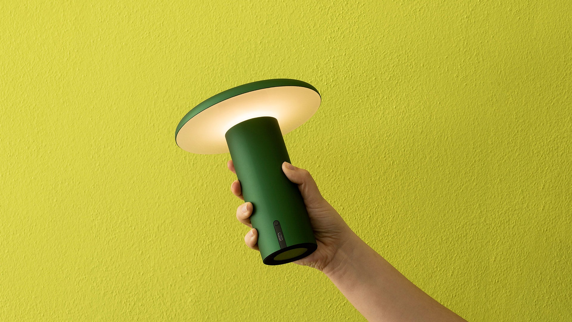 Portable Lamp TAKKU anodized green