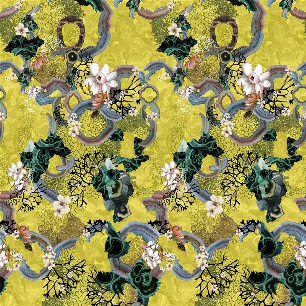 Tapeta ALGAE BLOOM IRIS żółty Christian Lacroix    Eye on Design