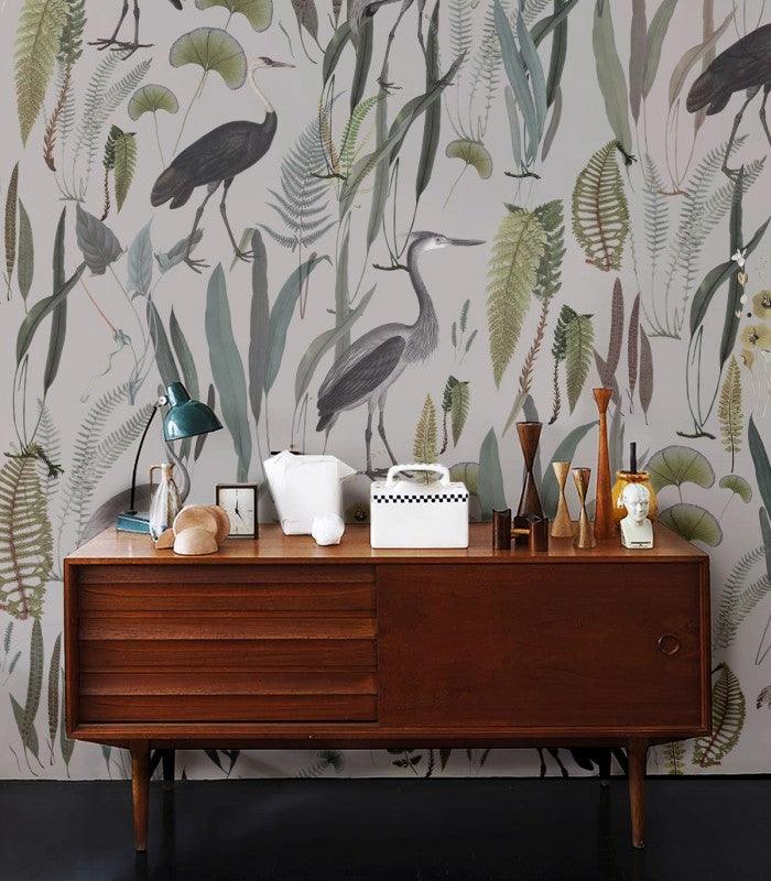 Tapeta Calm Heron Beige Wallcolors    Eye on Design