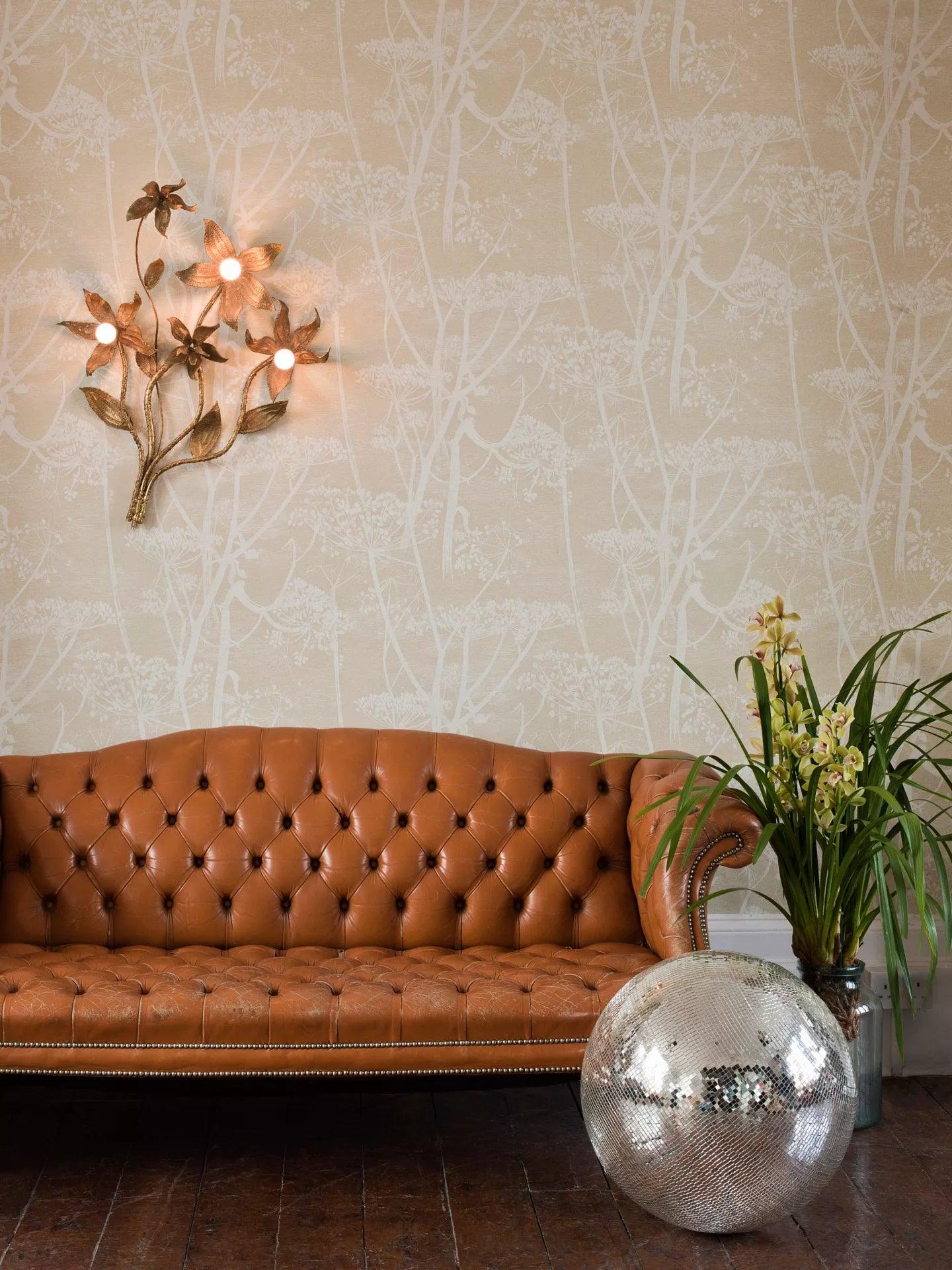 Tapeta CONTEMPORARY COLLECTION - Cow Parsley beżowy Cole & Son    Eye on Design