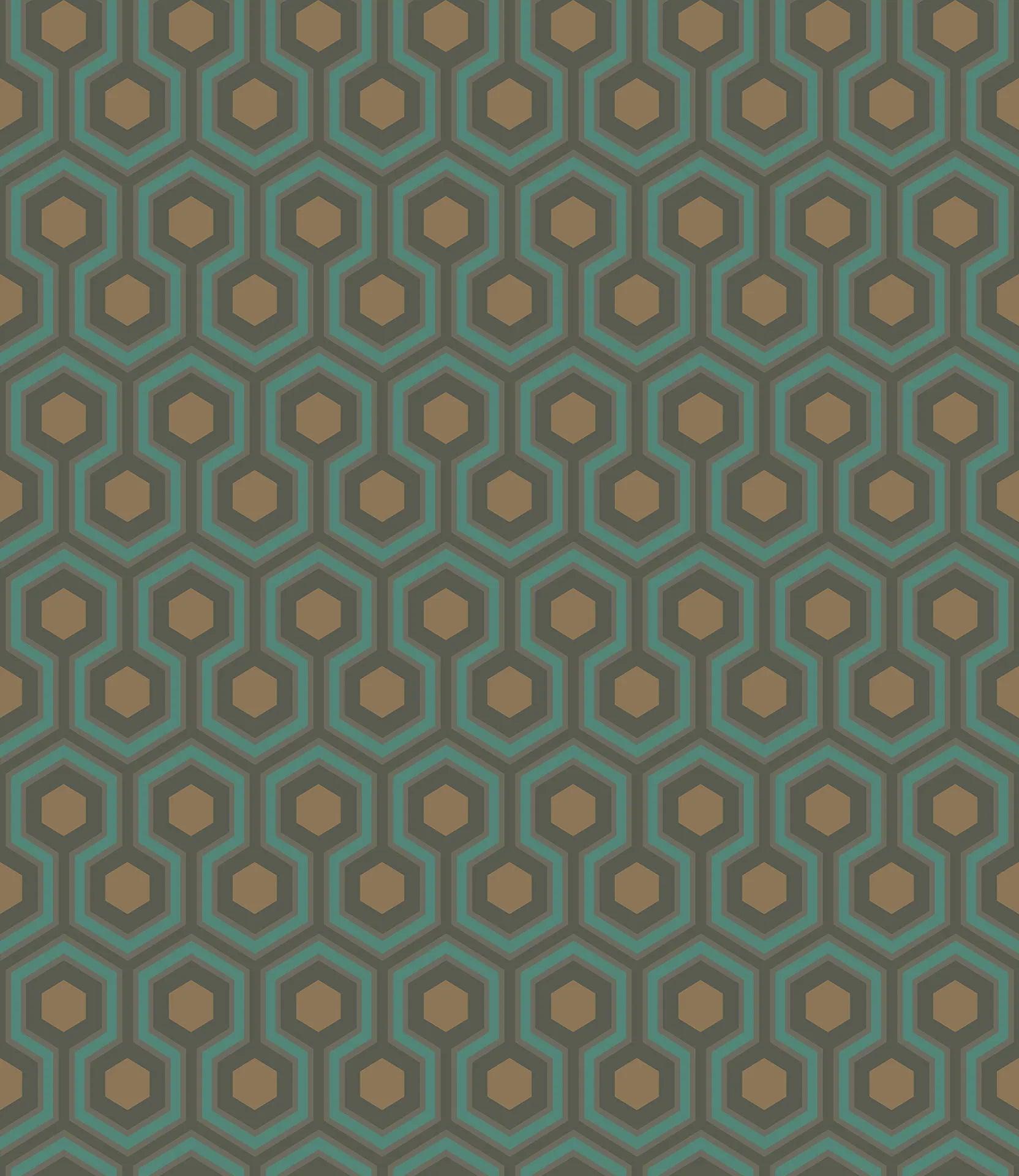 Tapeta CONTEMPORARY COLLECTION - Hicks' Hexagon zielony Cole & Son Default Title   Eye on Design