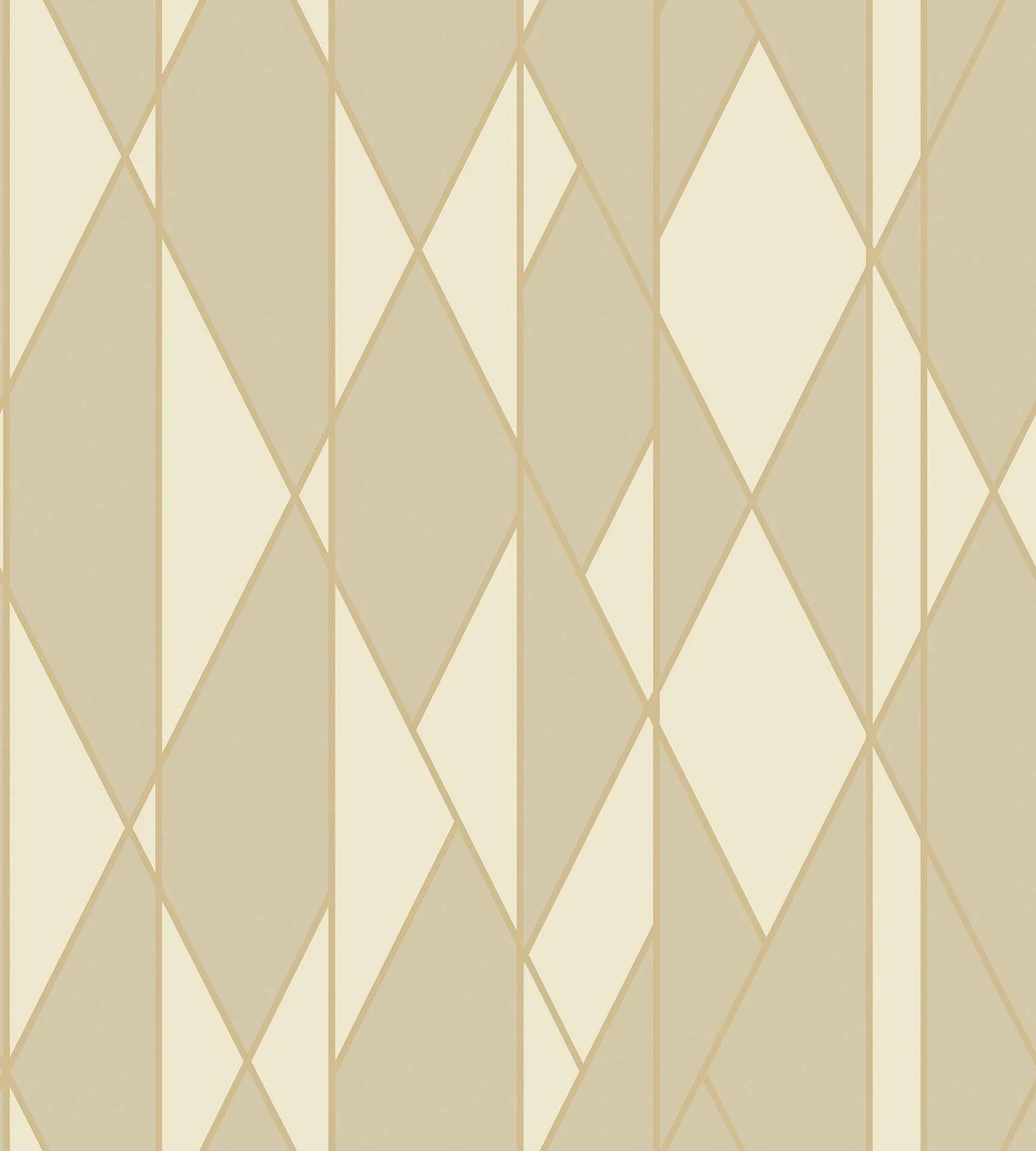 Tapeta GEOMETRIC II - Oblique metaliczne złoto Cole & Son Default Title   Eye on Design