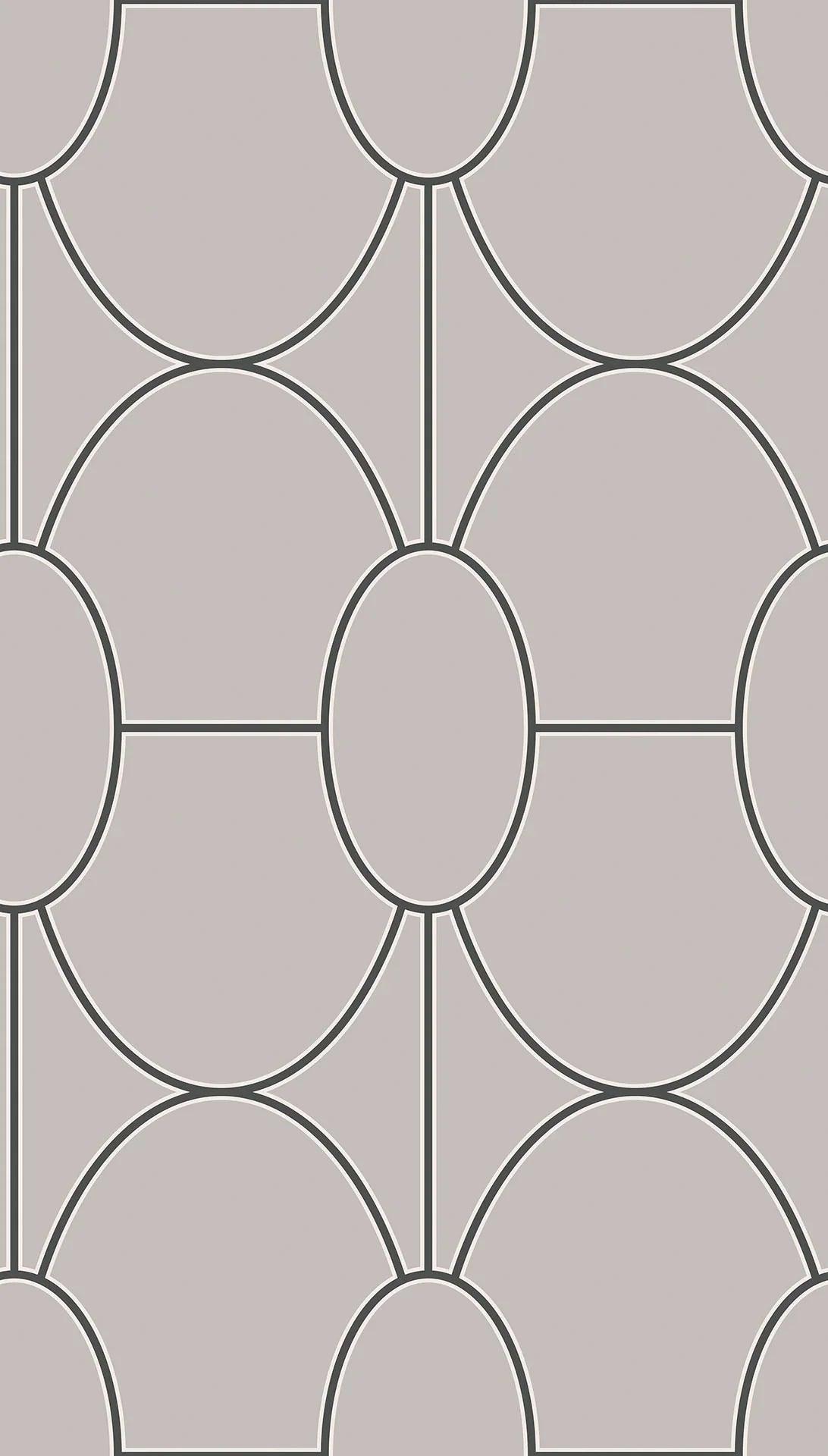 Tapeta GEOMETRIC II - Riviera ciepły szary Cole & Son Default Title   Eye on Design