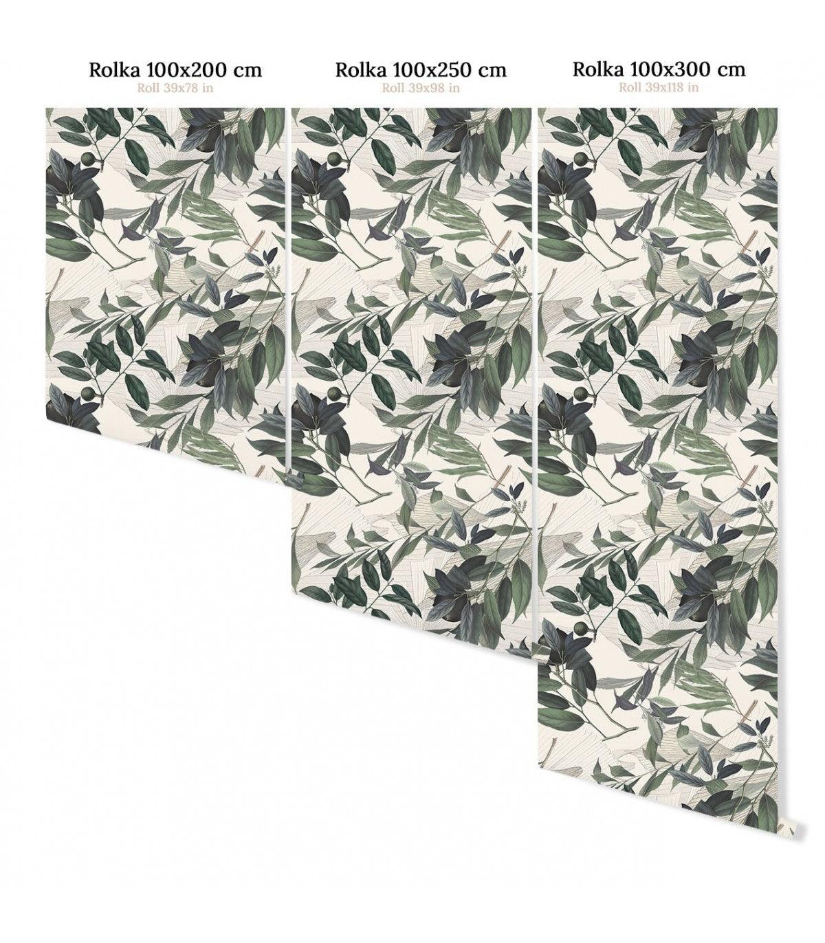 Tapeta OLIVE BRANCH WHITE Wallcolors    Eye on Design