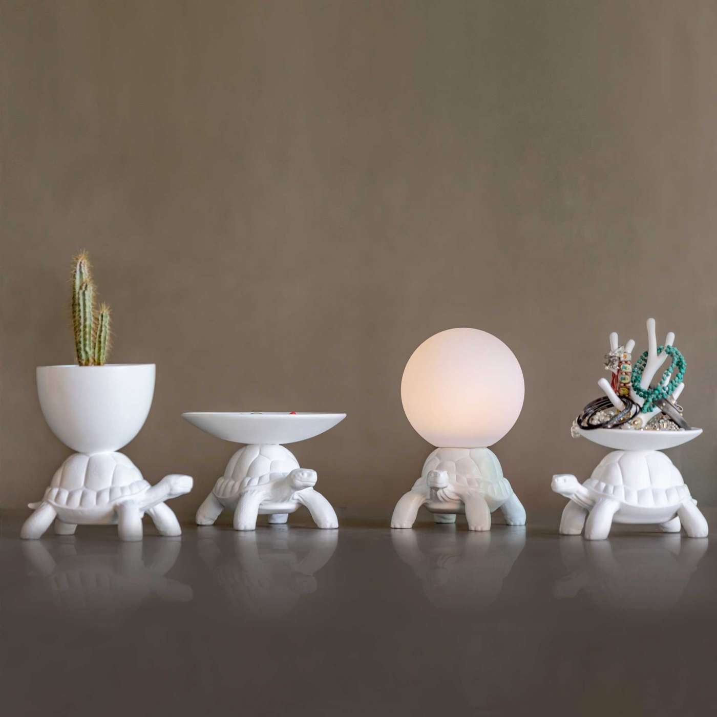 TURTLE CARRY planter light gray