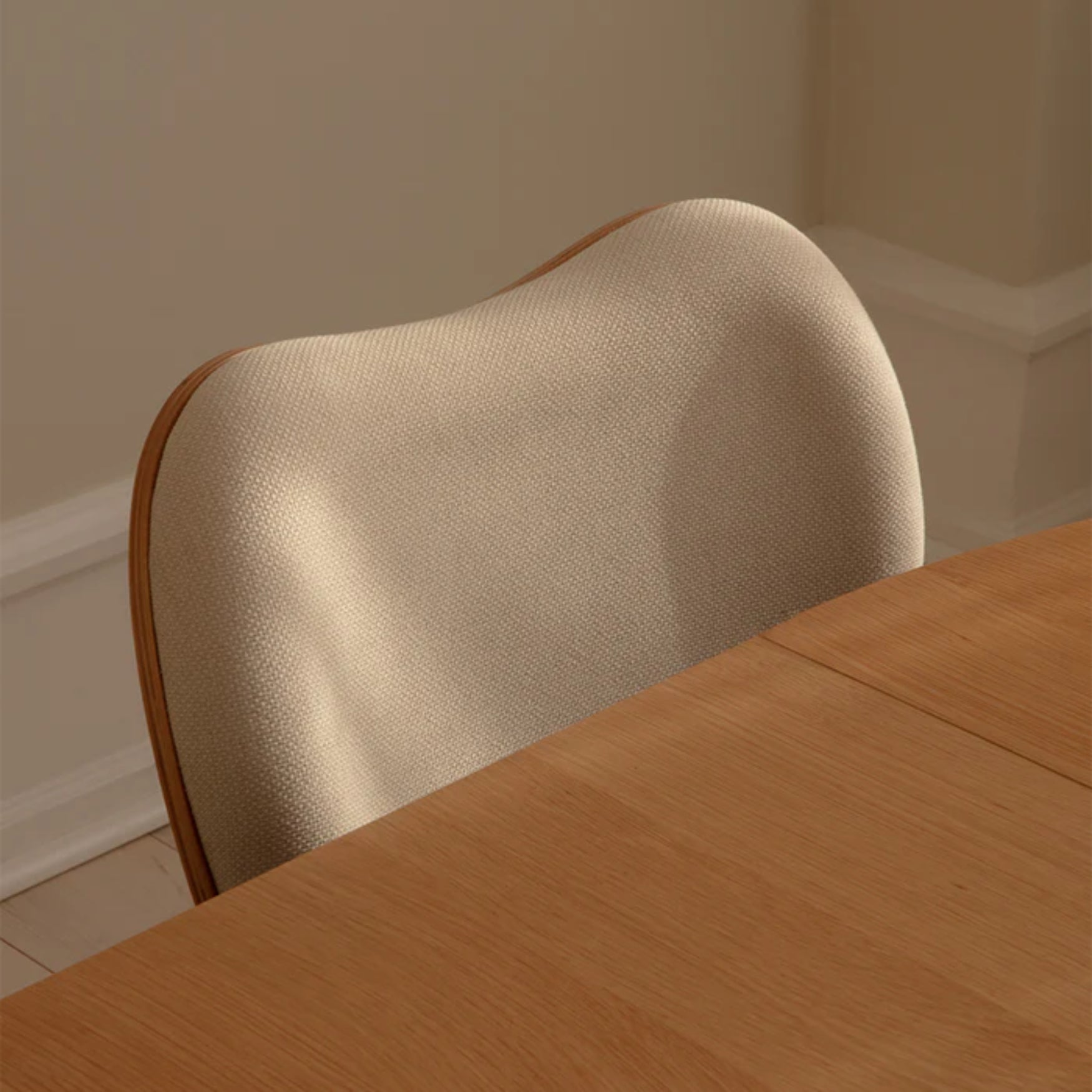 CONVERSATION chair sand with oak base