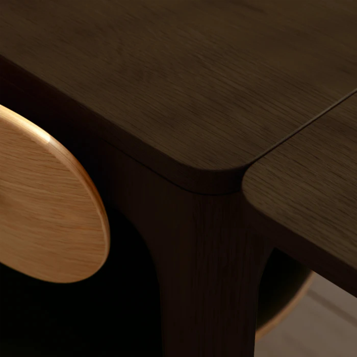 HEART'N'SOUL extendable table dark oak