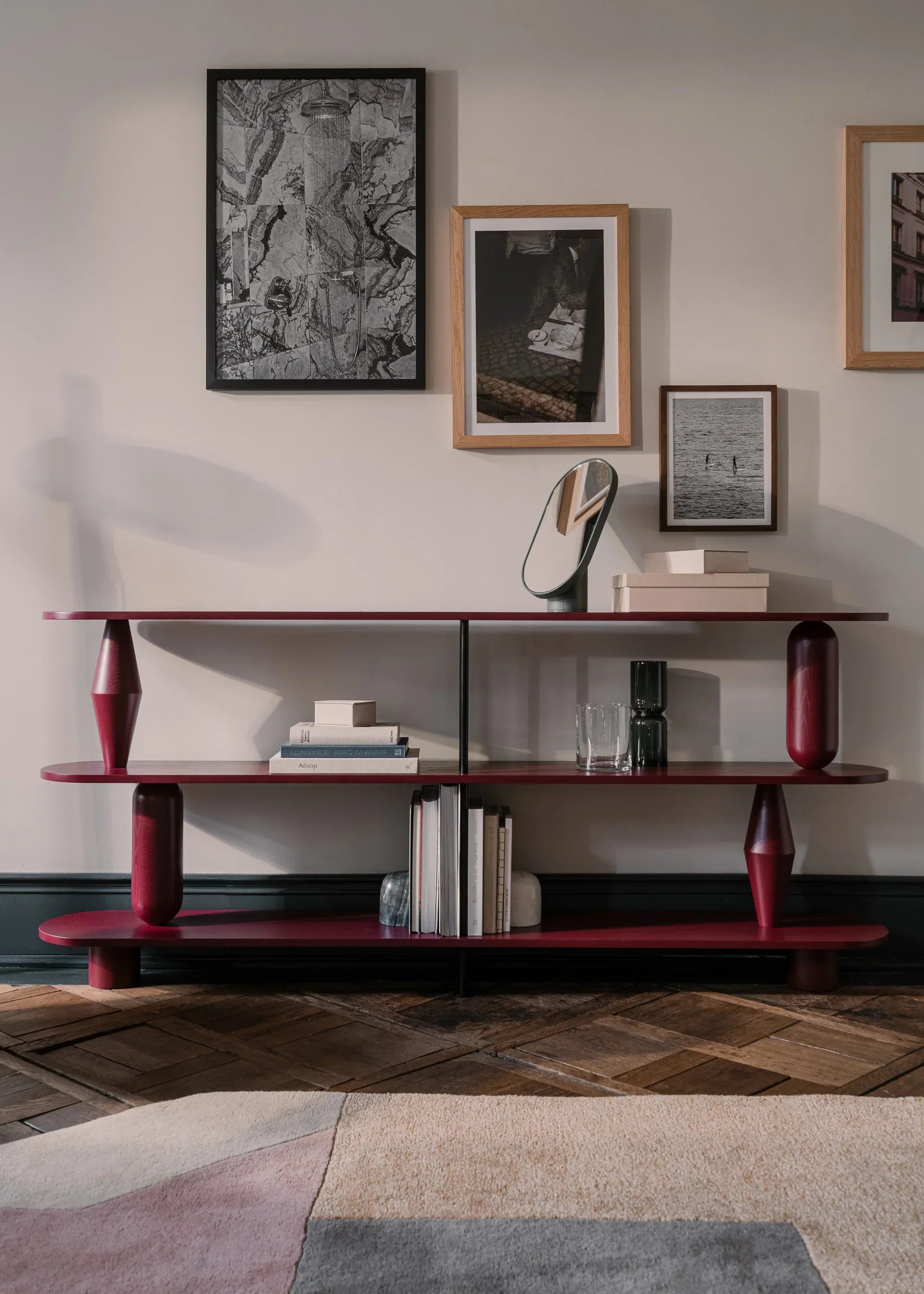 VAZOO DUO Shelf green oak wood