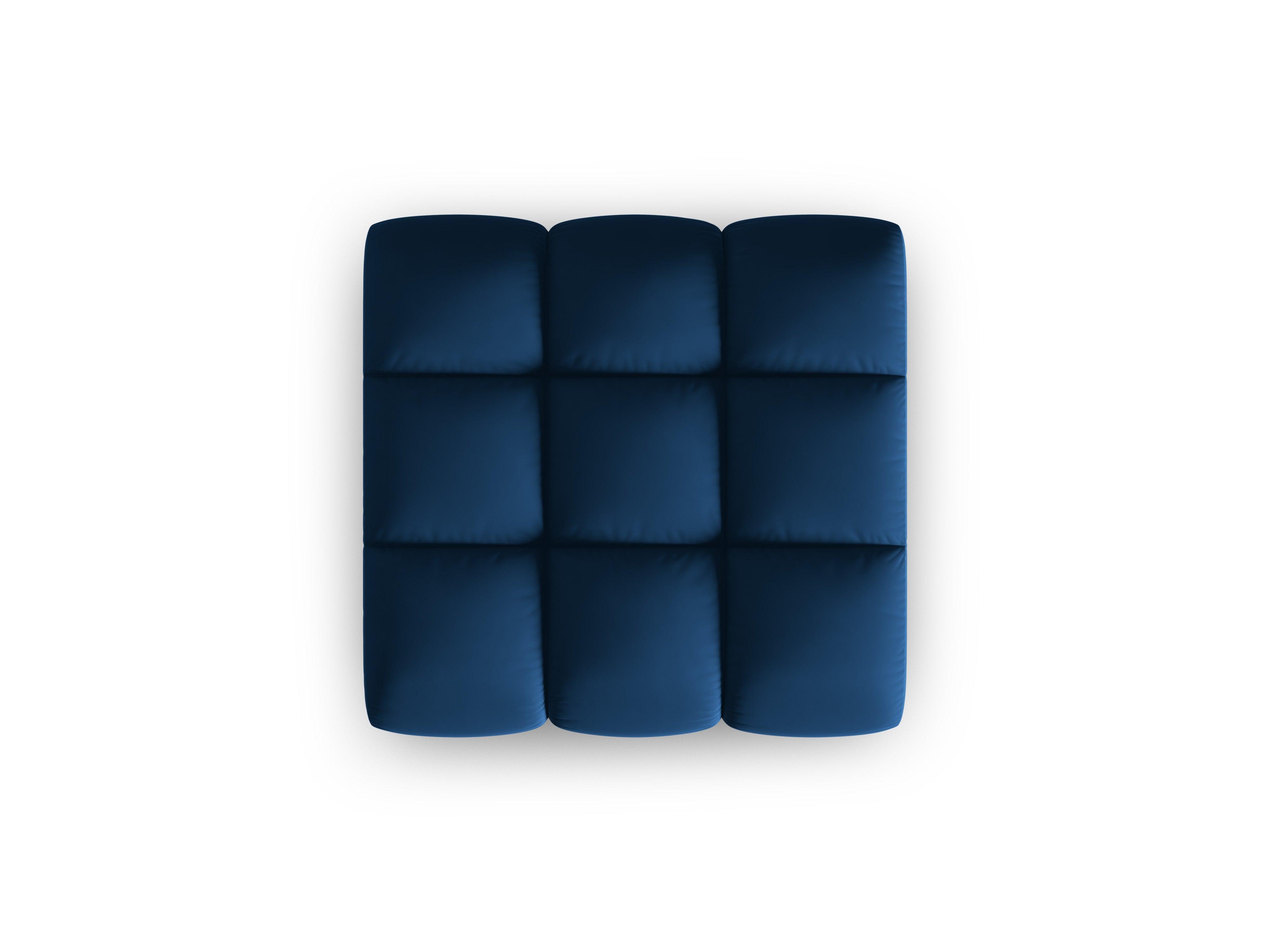 HALLEY velvet pouffe royal blue Windsor & Co Eye on Design