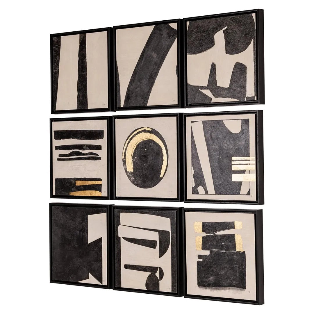 GABRI Black-Beige Picture Set