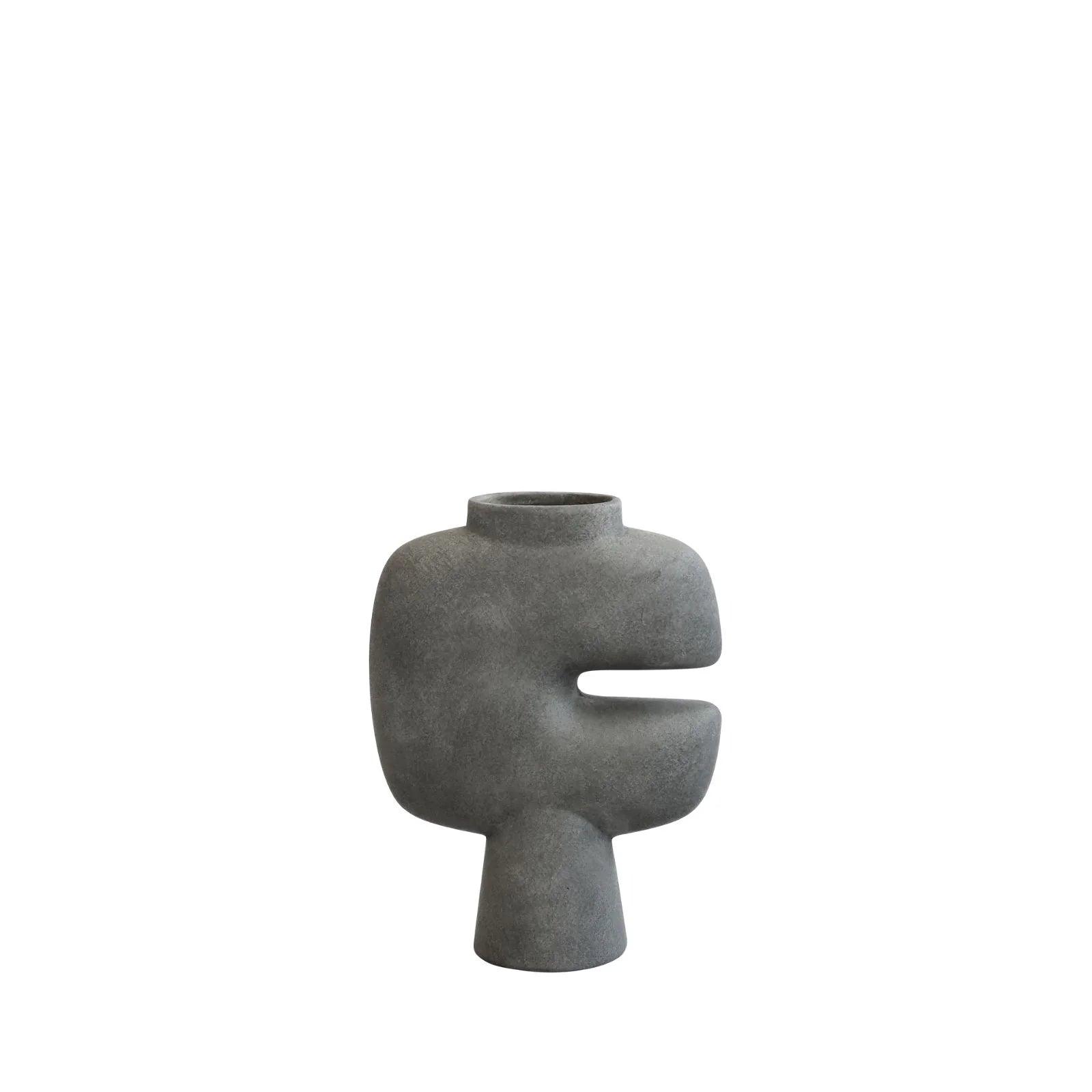 Wazon TRIBAL ciemnoszary 101 Copenhagen M   Eye on Design