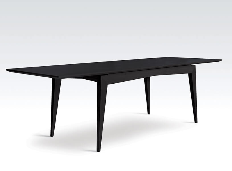 WIDEN extendable table black oak