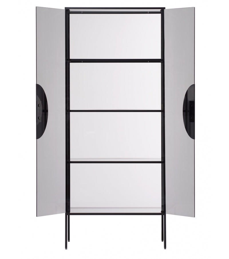 Glasvitrine YANG schwarz