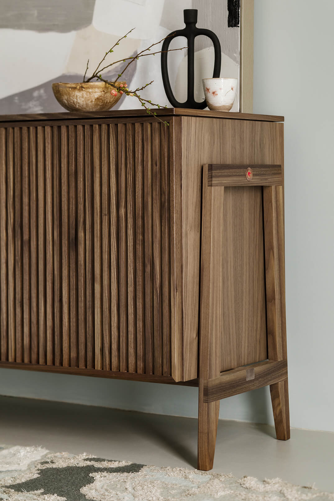 PHAB TV Cabinet Black Oak