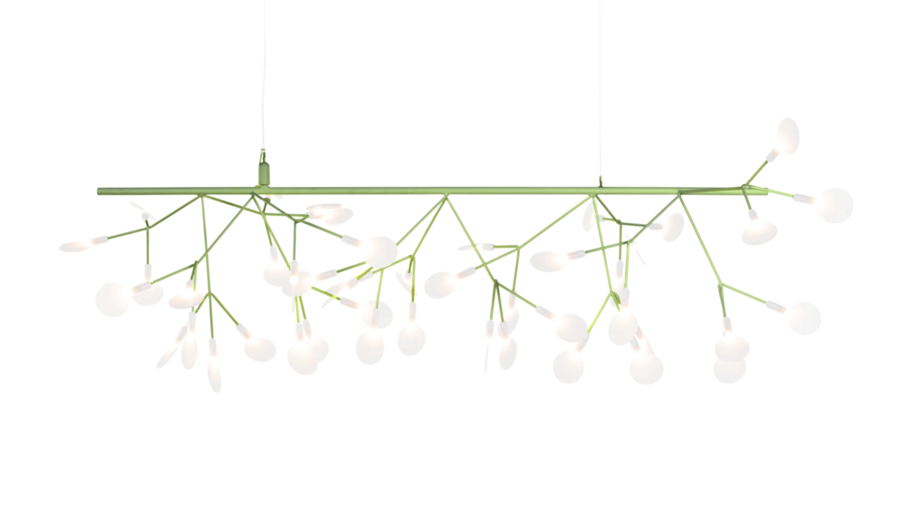 HERACLEUM III ENDLESS chandelier green Moooi Eye on Design