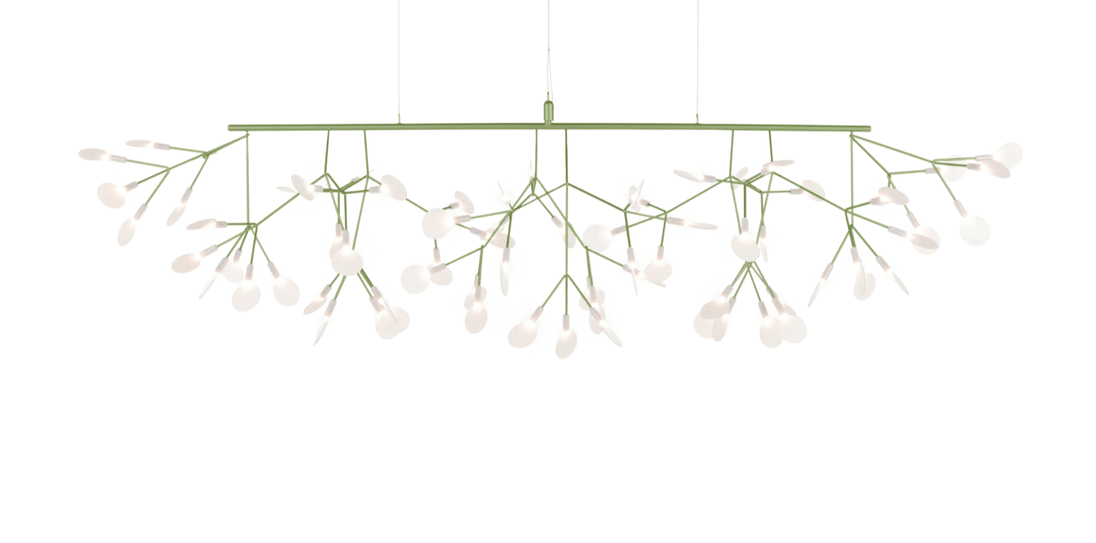 Żyrandol HERACLEUM III LINEAR zielony Moooi    Eye on Design