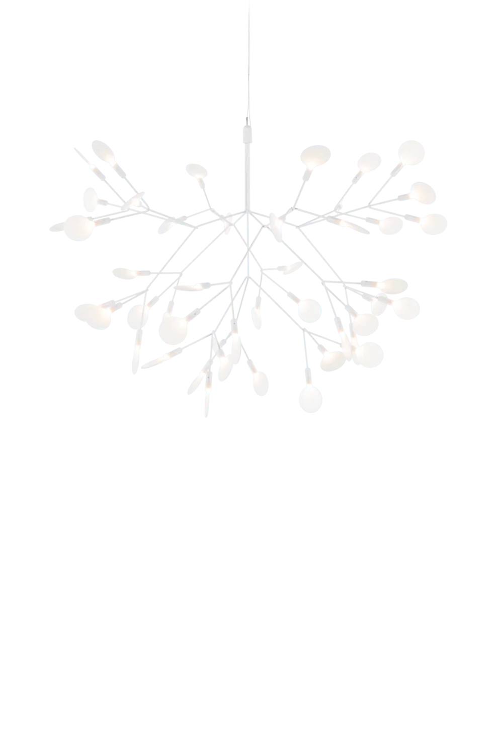 HERACLEUM III SUSPENDED chandelier white Moooi 72 cm Eye on Design