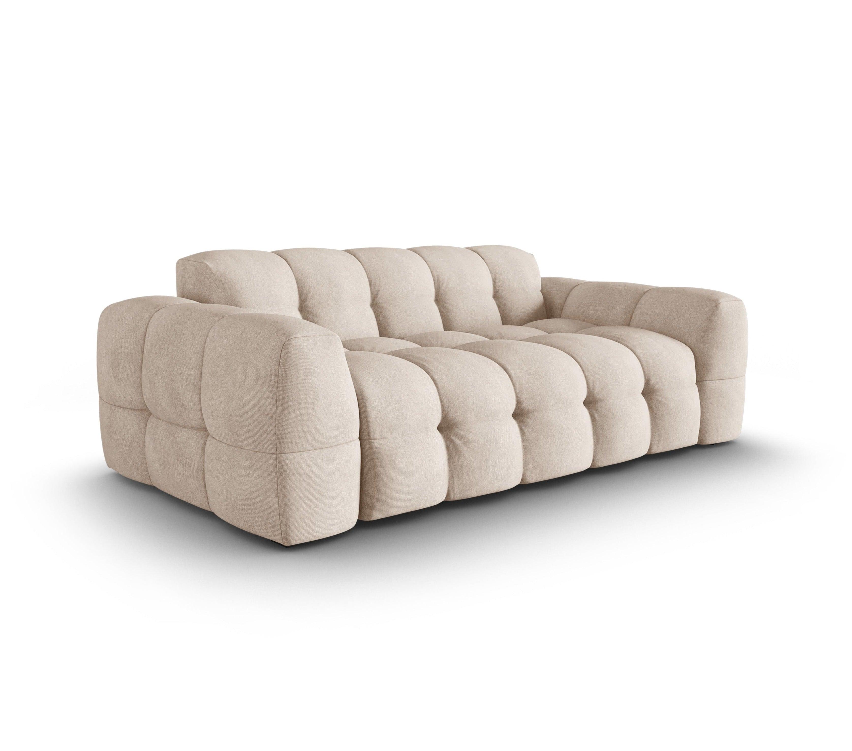 2-seater chenille sofa NINO beige - Eye on Design