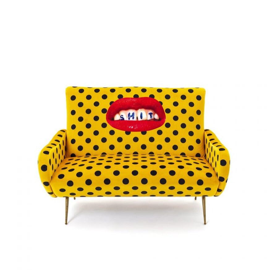 2-seater sofa SHIT yellow - Eye on Design