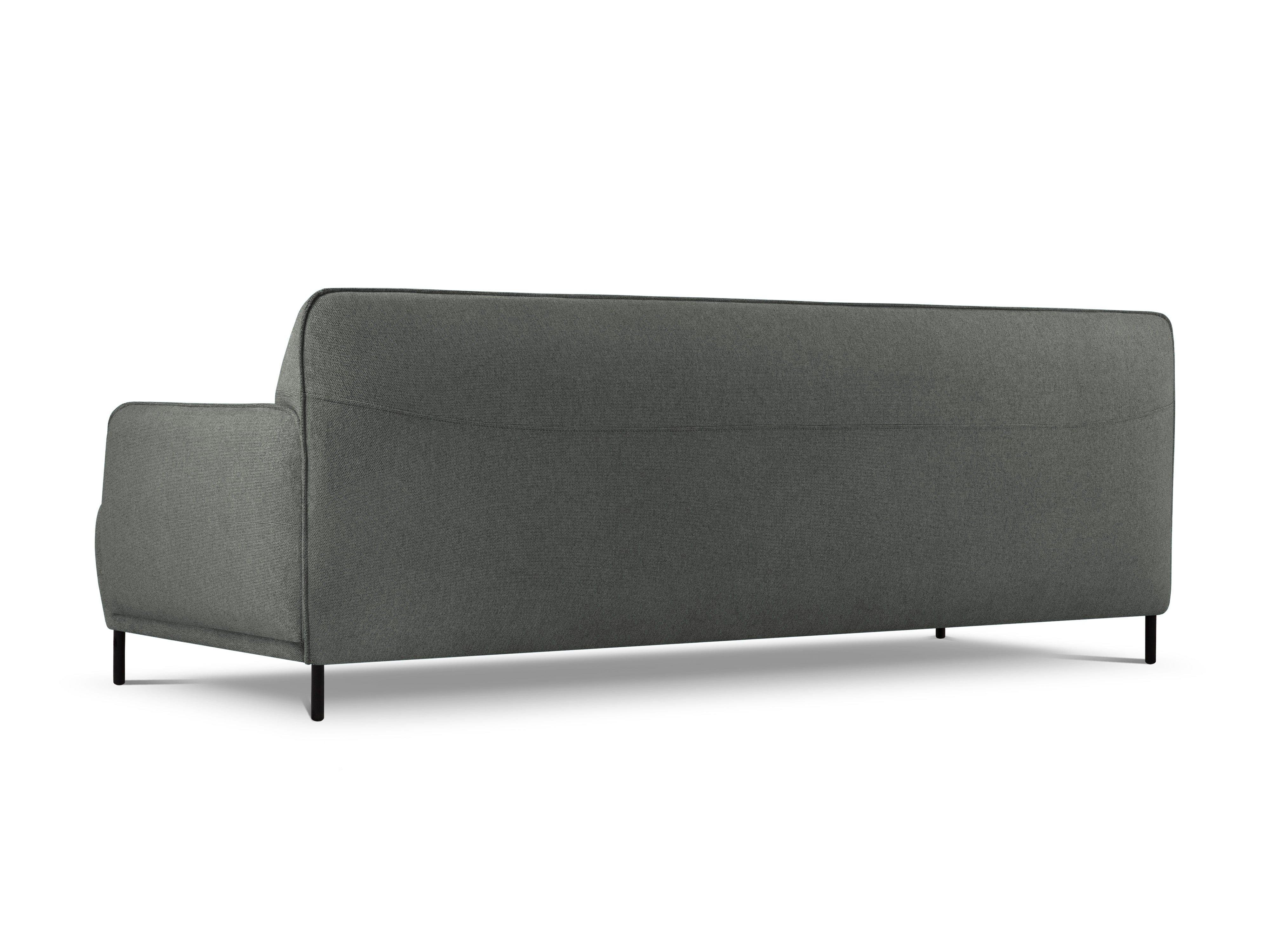 Sofa, "Neso", 3 Seats, 235x90x76
 ,Grey,Black Metal, Windsor & Co, Eye on Design