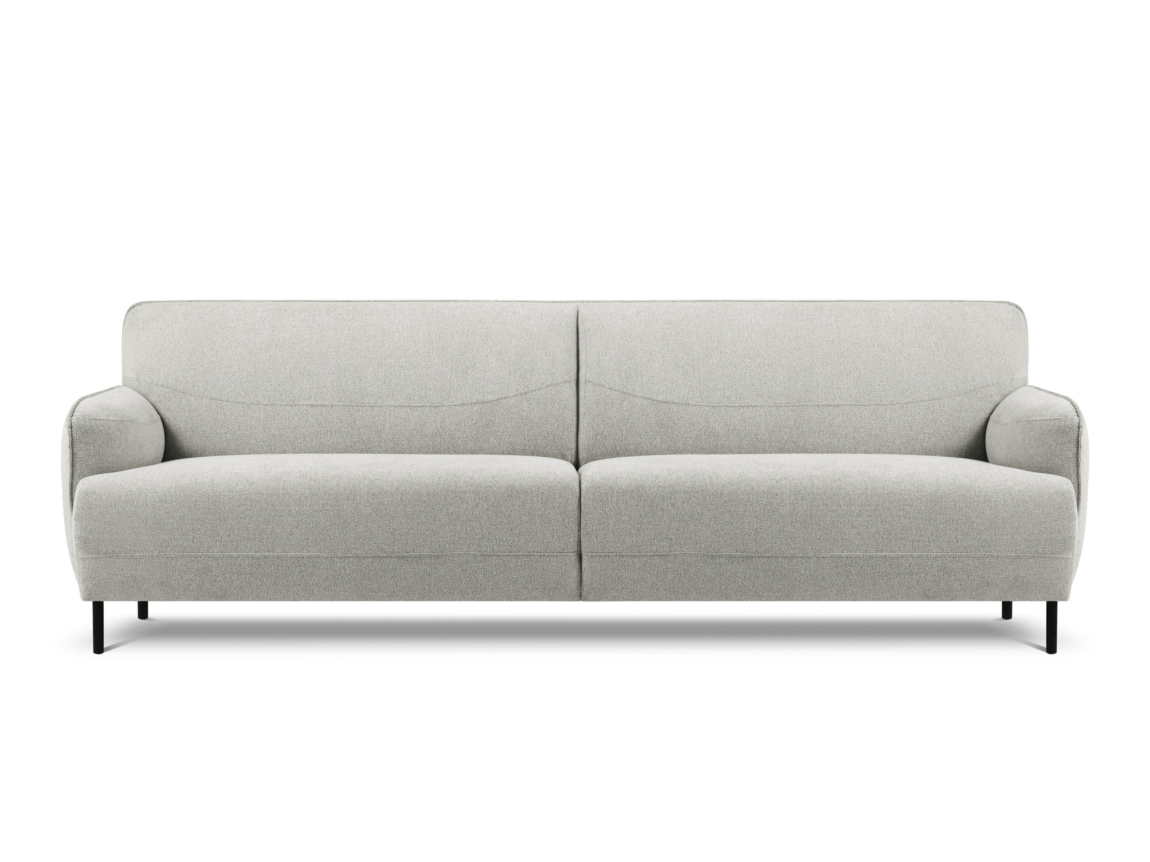 Sofa, "Neso", 3 Seats, 235x90x76
 ,Silver,Black Metal, Windsor & Co, Eye on Design