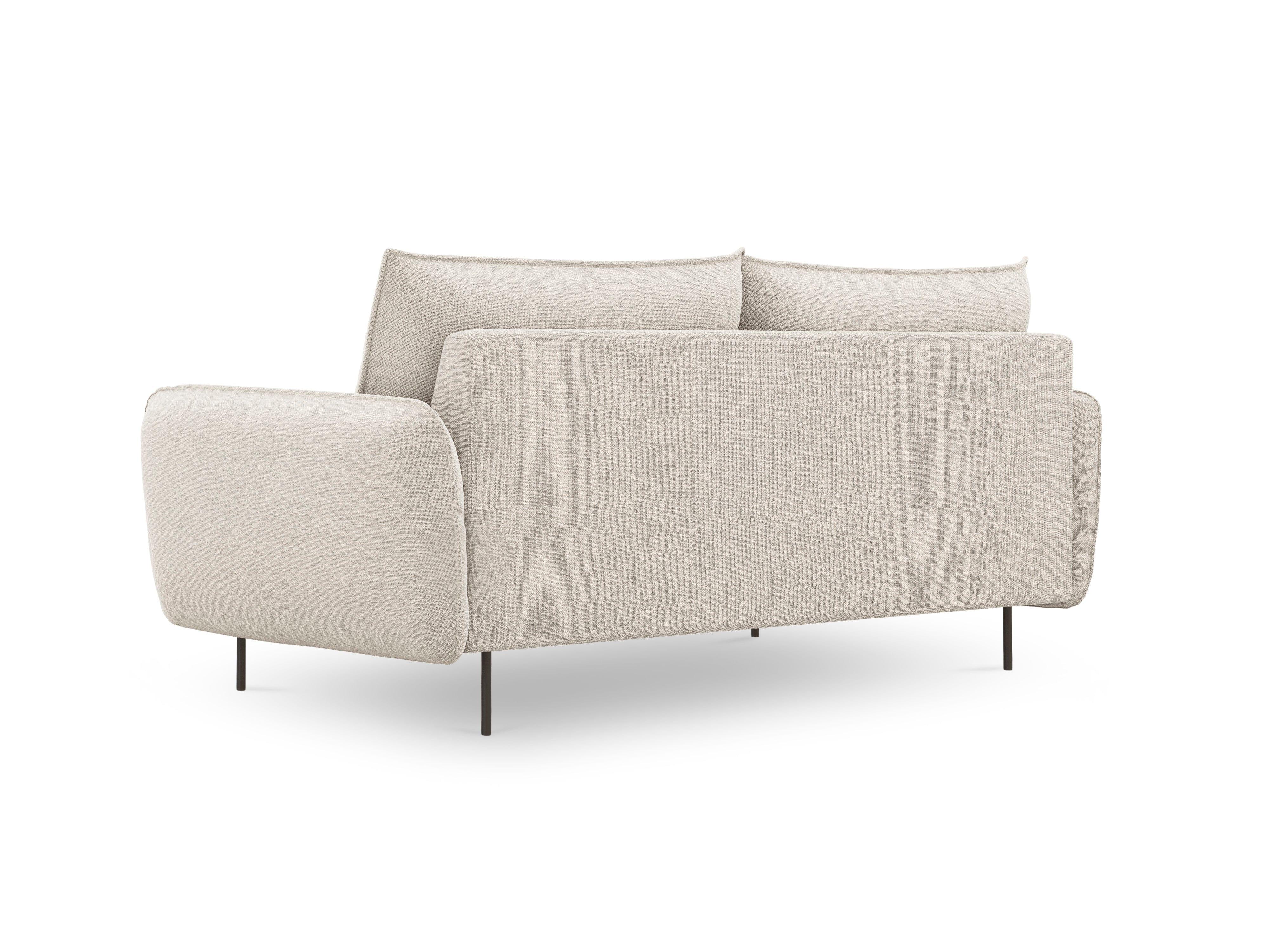 3-seater sofa VIENNA sand with black base - Eye on Design