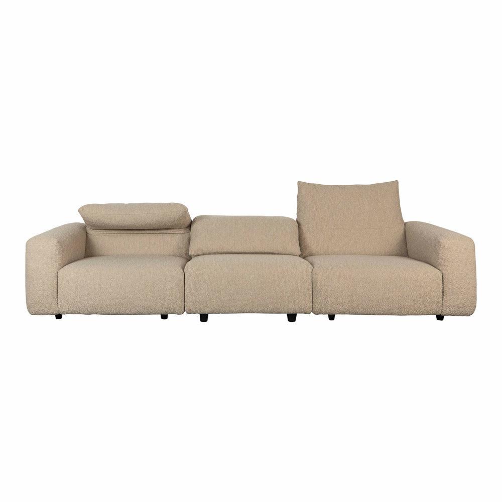 4-seater sofa WINGS caramel - Eye on Design