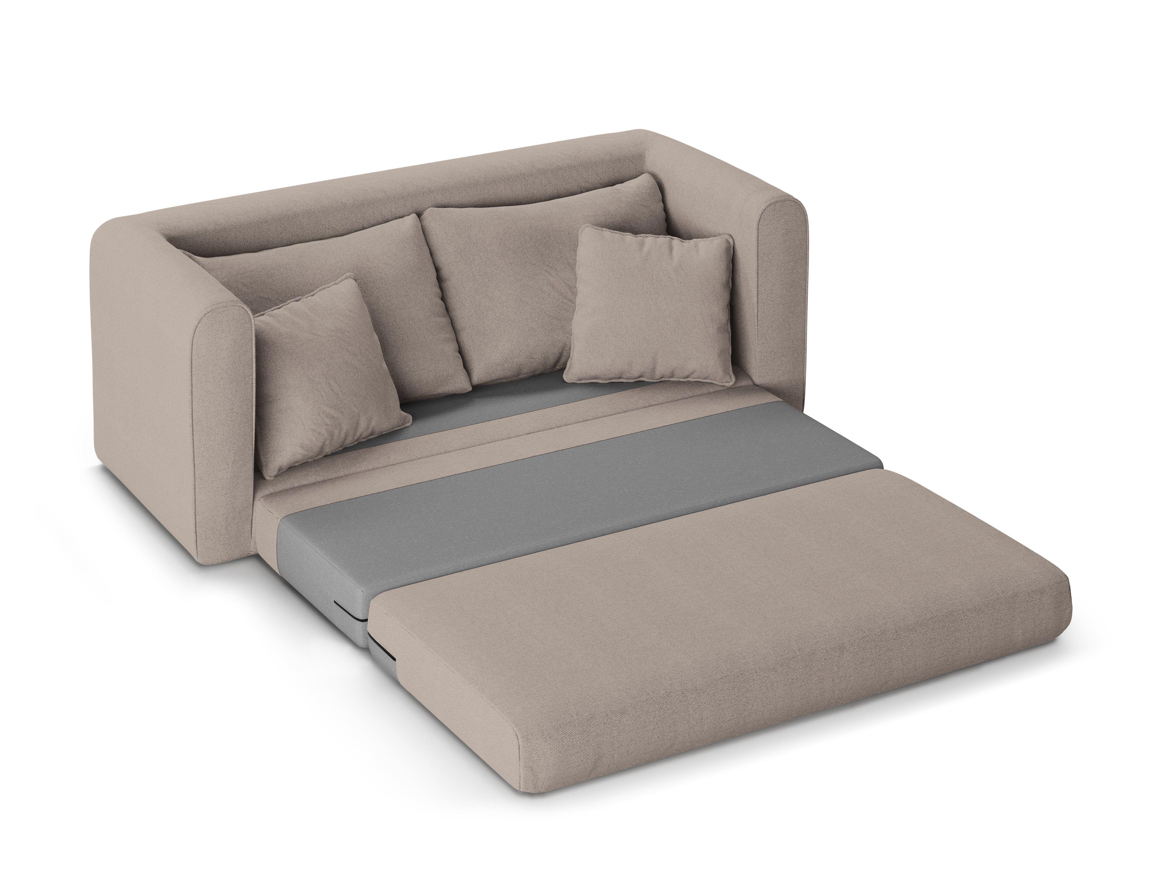 Sofa 2-osobowa z funkcją spania LIDO beżowy Micadoni    Eye on Design