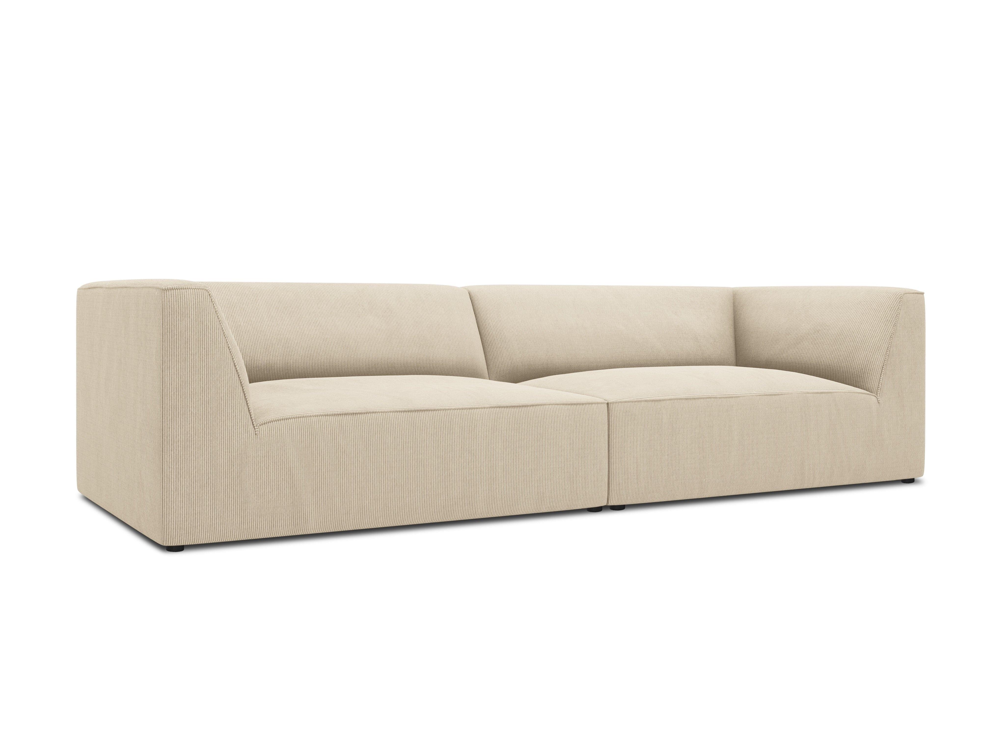 Sofa sztruksowa RUBY beżowy Micadoni    Eye on Design
