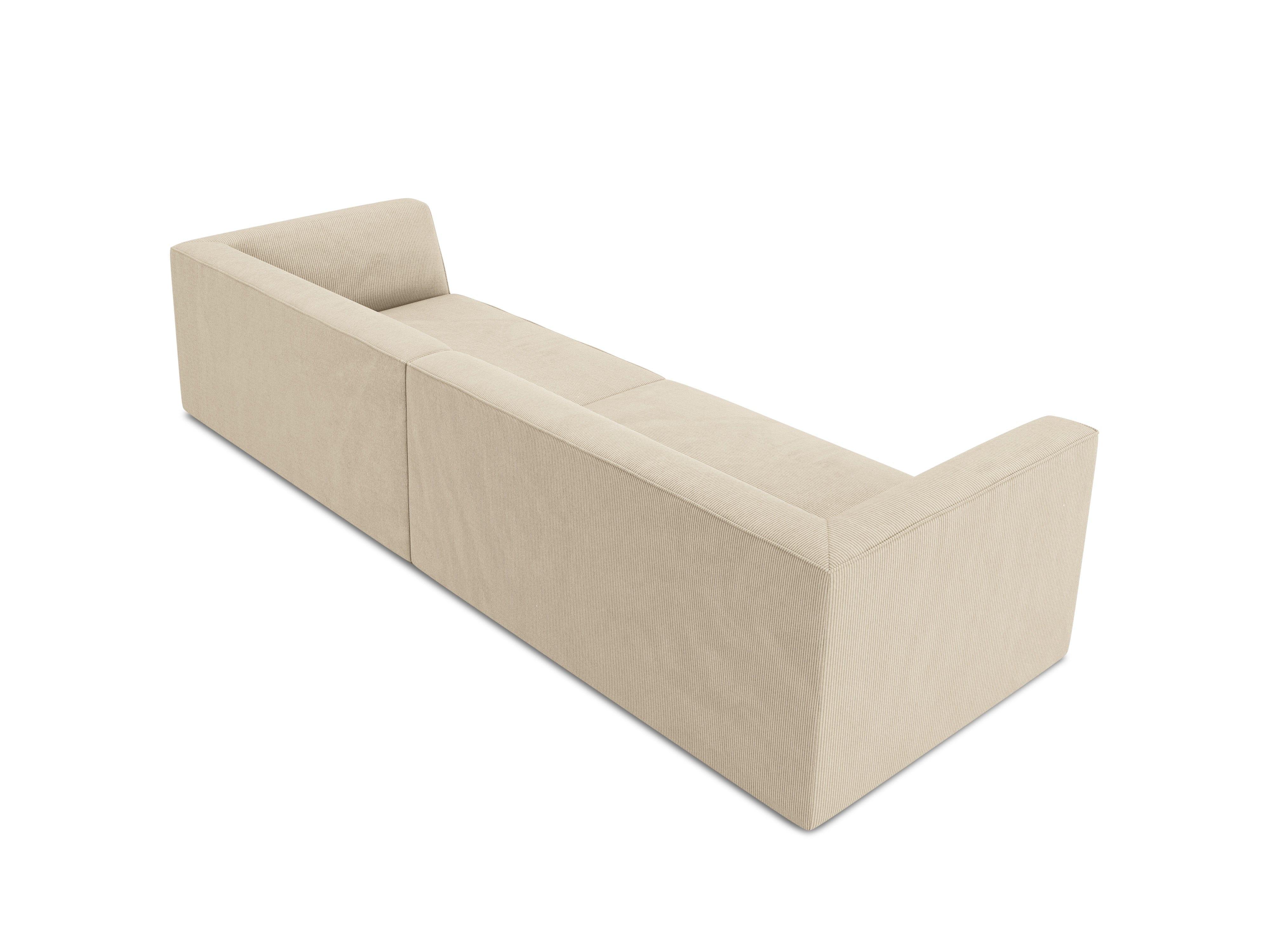 Sofa sztruksowa RUBY beżowy Micadoni    Eye on Design