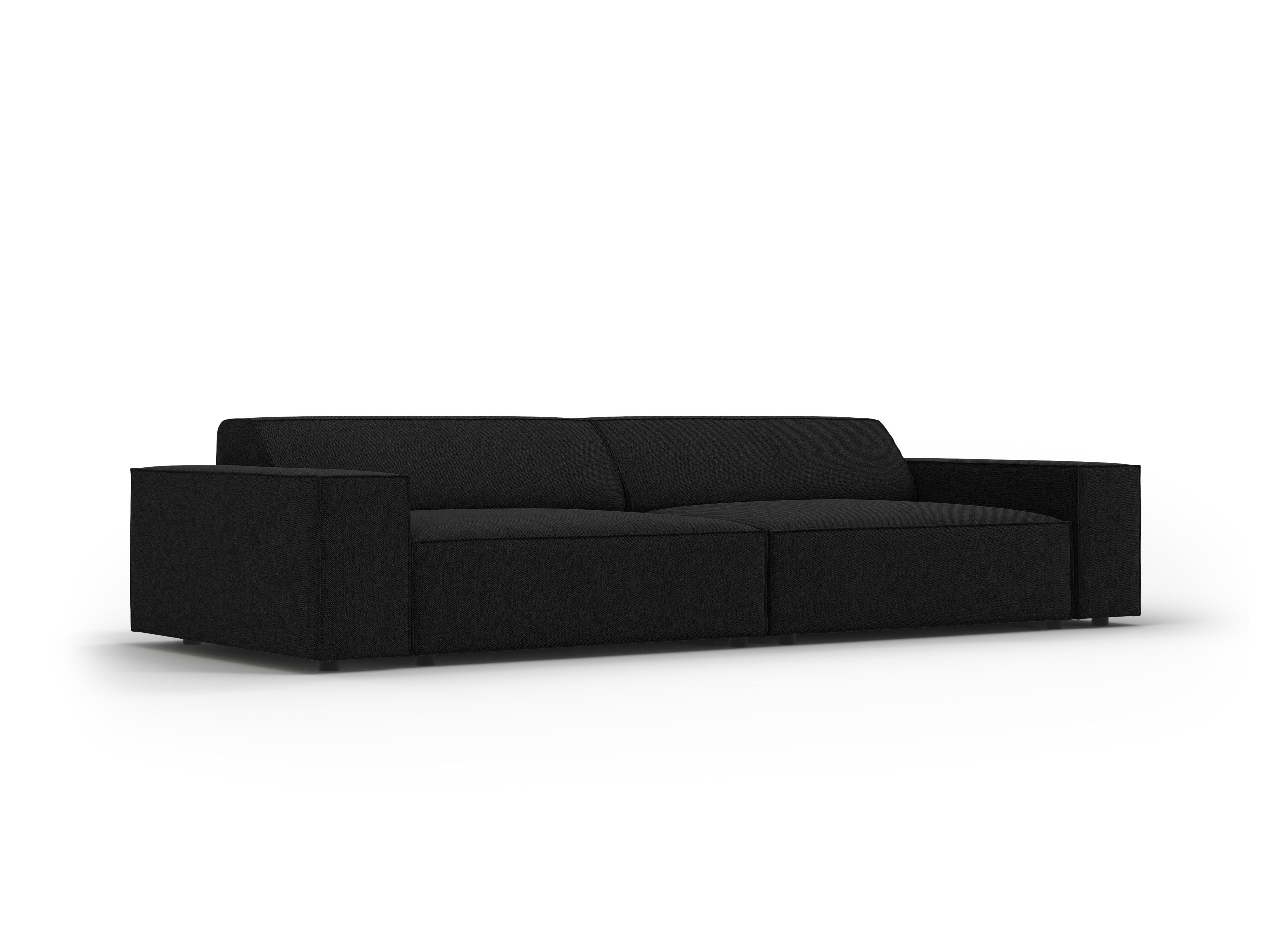 Sofa 4-osobowa JODIE czarny Micadoni    Eye on Design