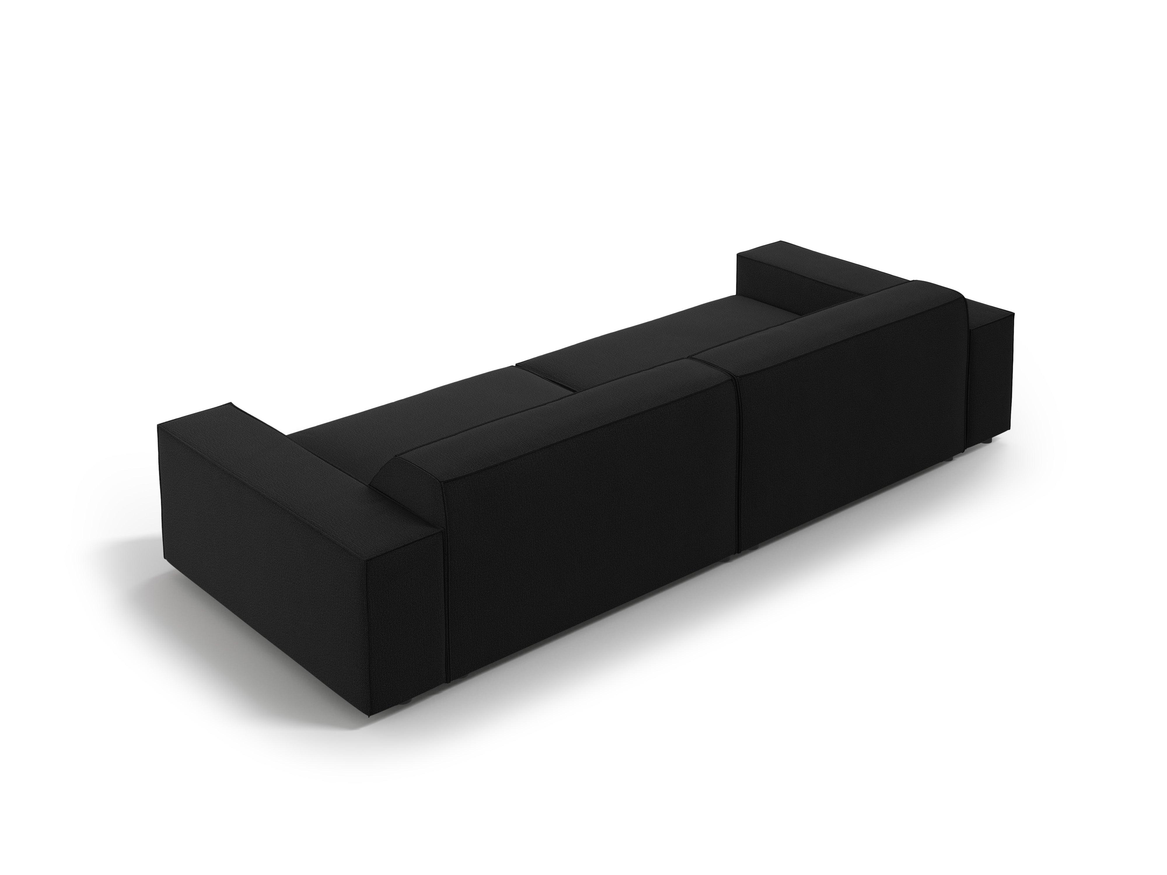 Sofa 4-osobowa JODIE czarny Micadoni    Eye on Design