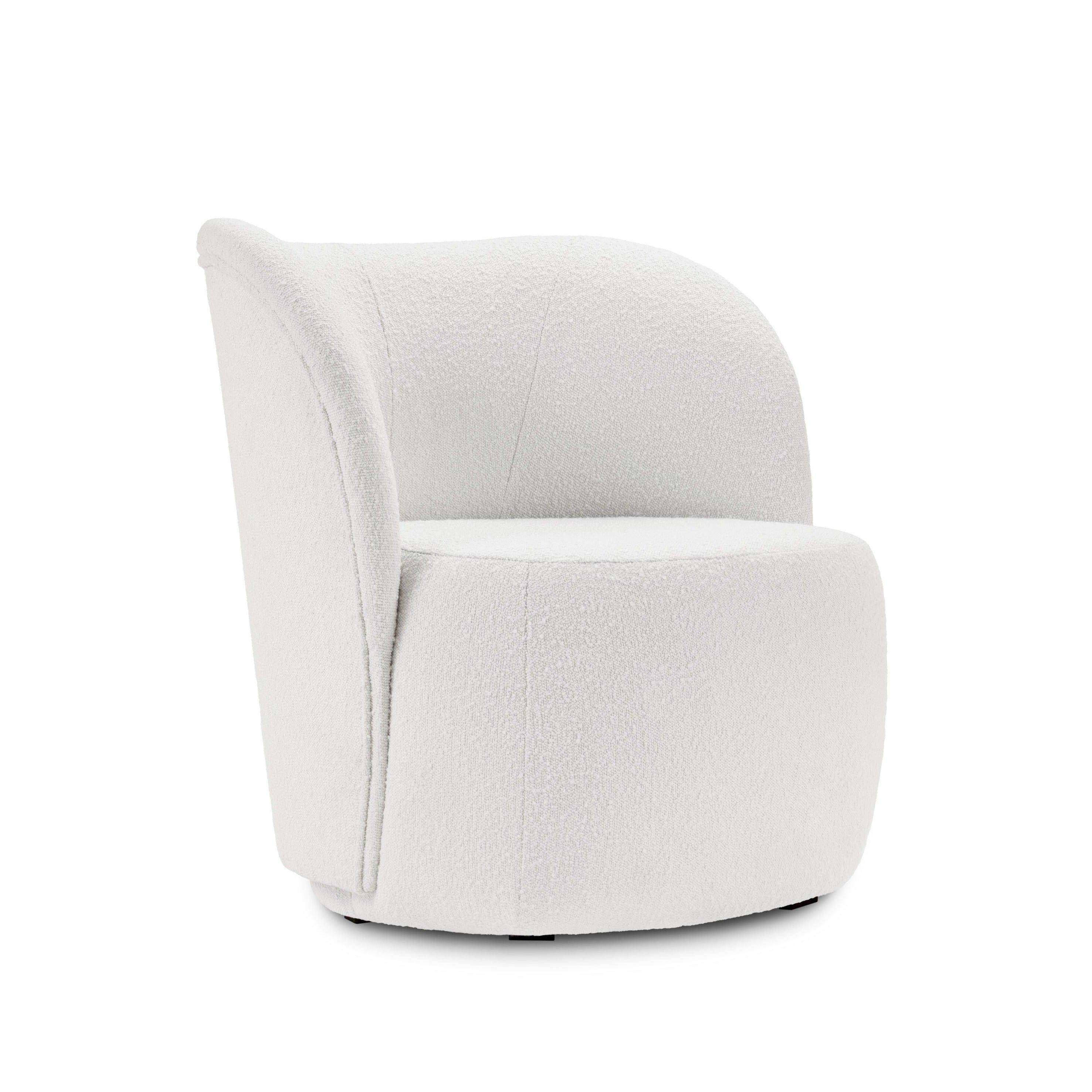 Fotel SAAMIT boucle beżowy Micadoni    Eye on Design