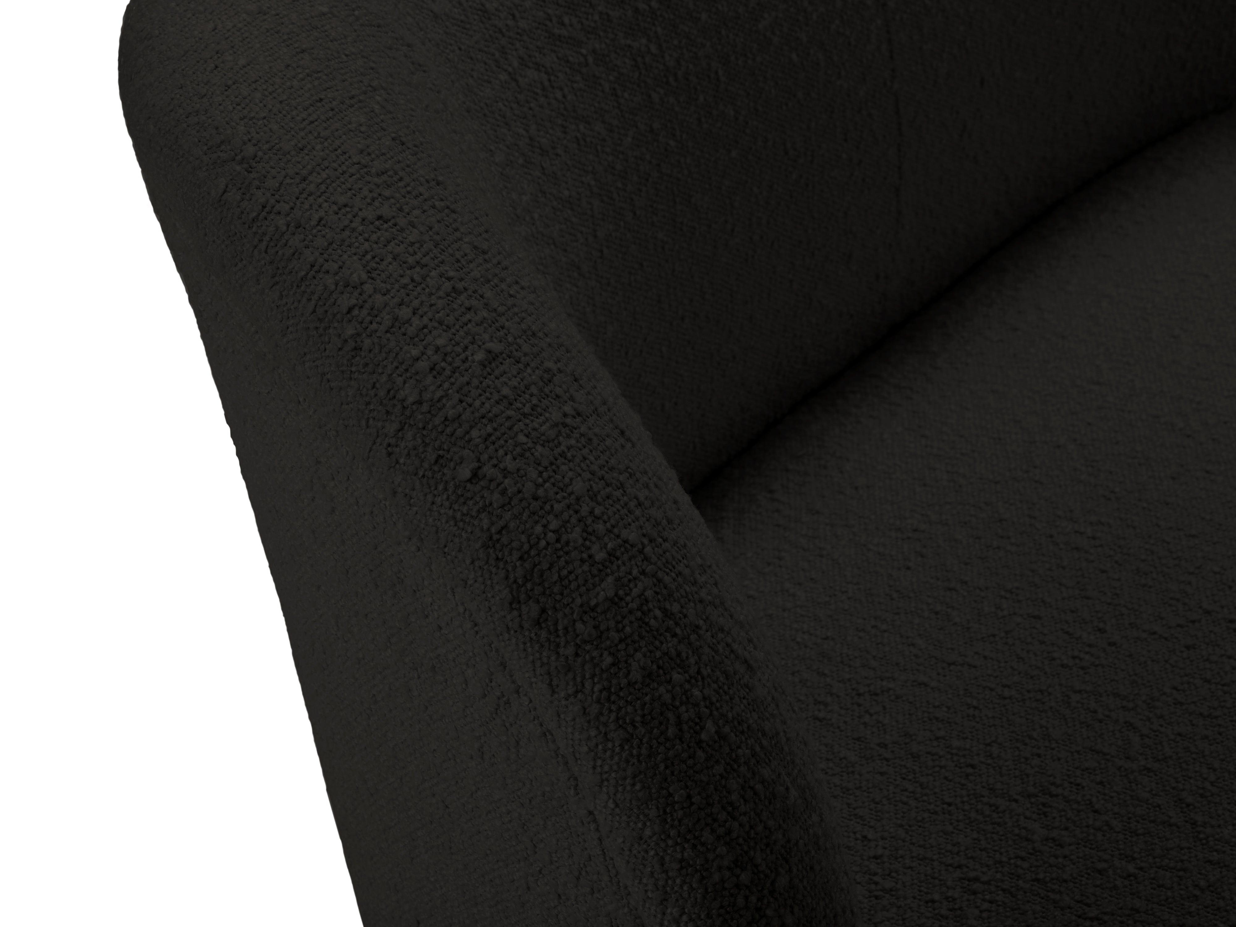 Fotel SAAMIT boucle czarny Micadoni    Eye on Design