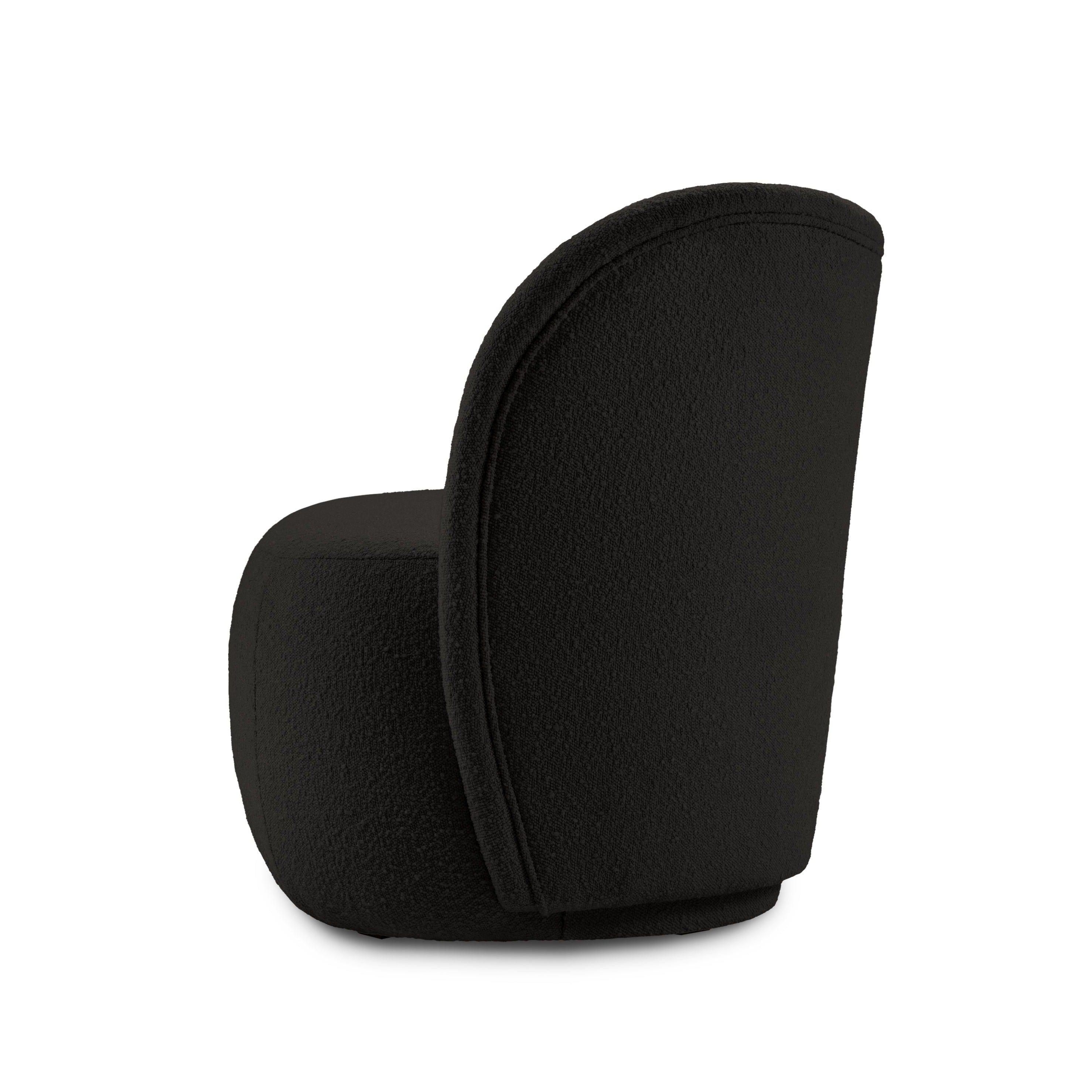 Fotel SAAMIT boucle czarny Micadoni    Eye on Design