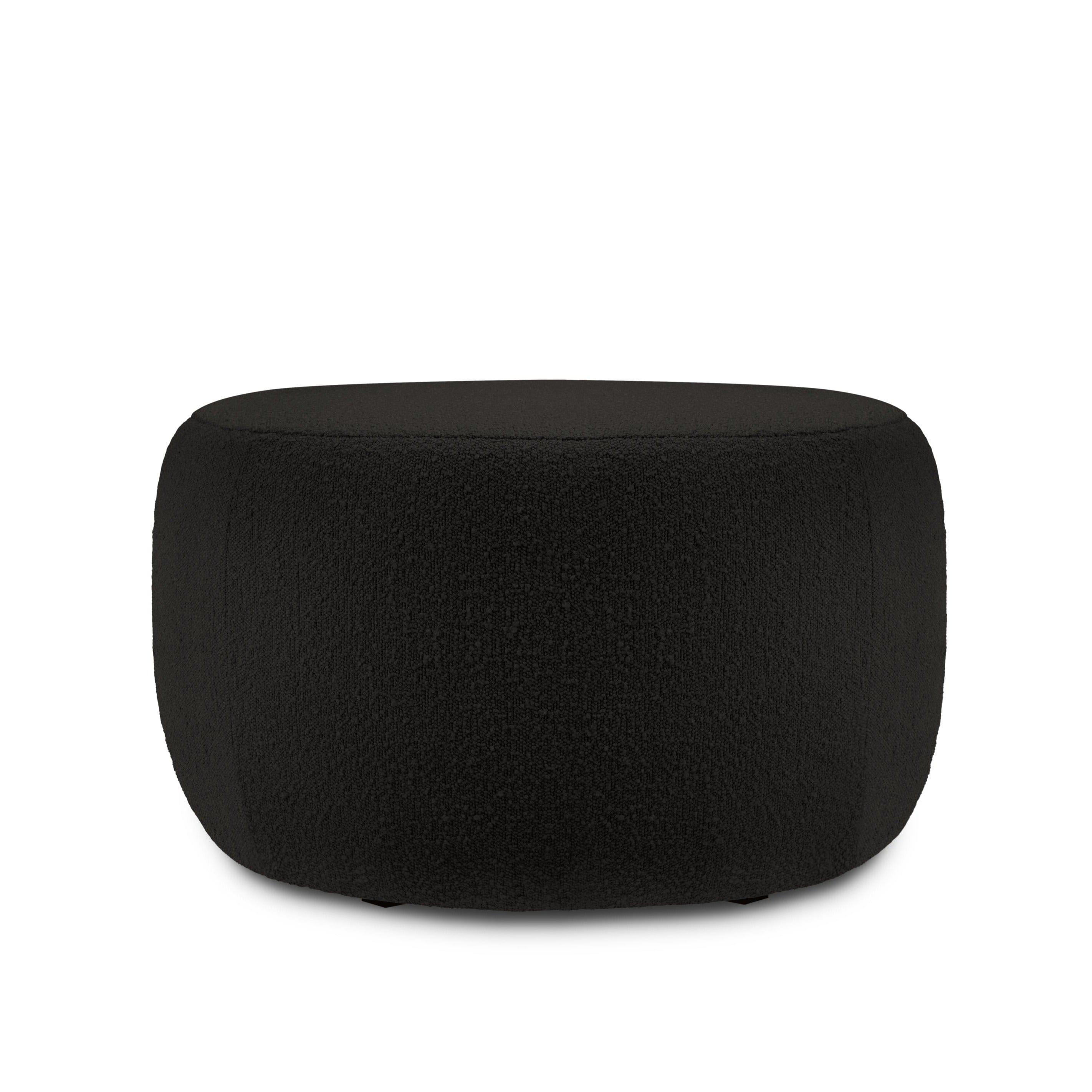 Puf SAAMIT boucle czarny Micadoni    Eye on Design