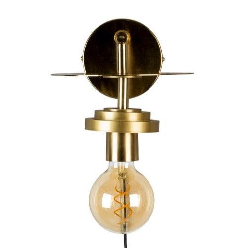 ADEN wall lamp brass, Dutchbone, Eye on Design