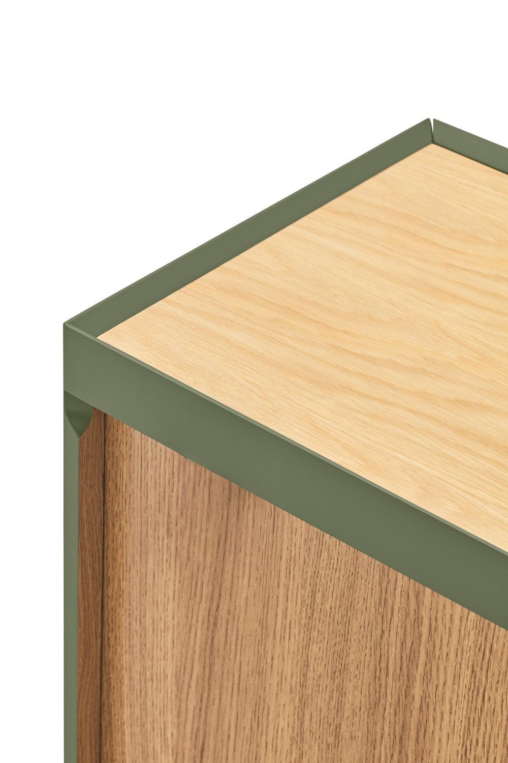 ARISTA high chest of drawers green - Eye on Design