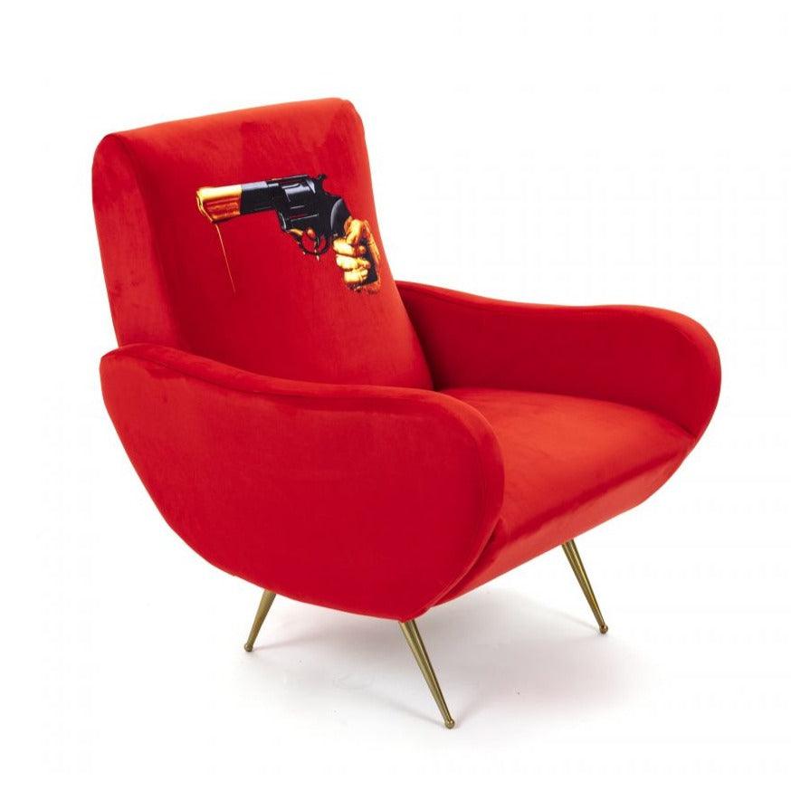 Armchair REVOLVER red - Eye on Design