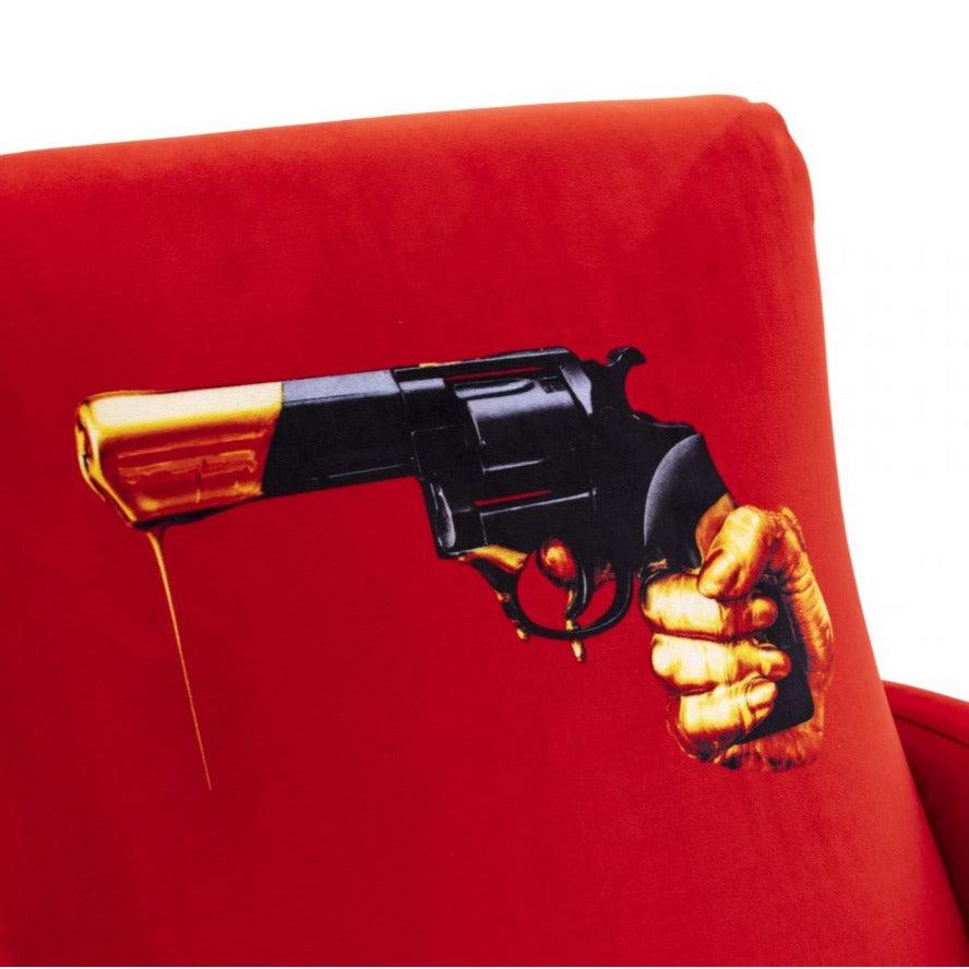 Armchair REVOLVER red - Eye on Design