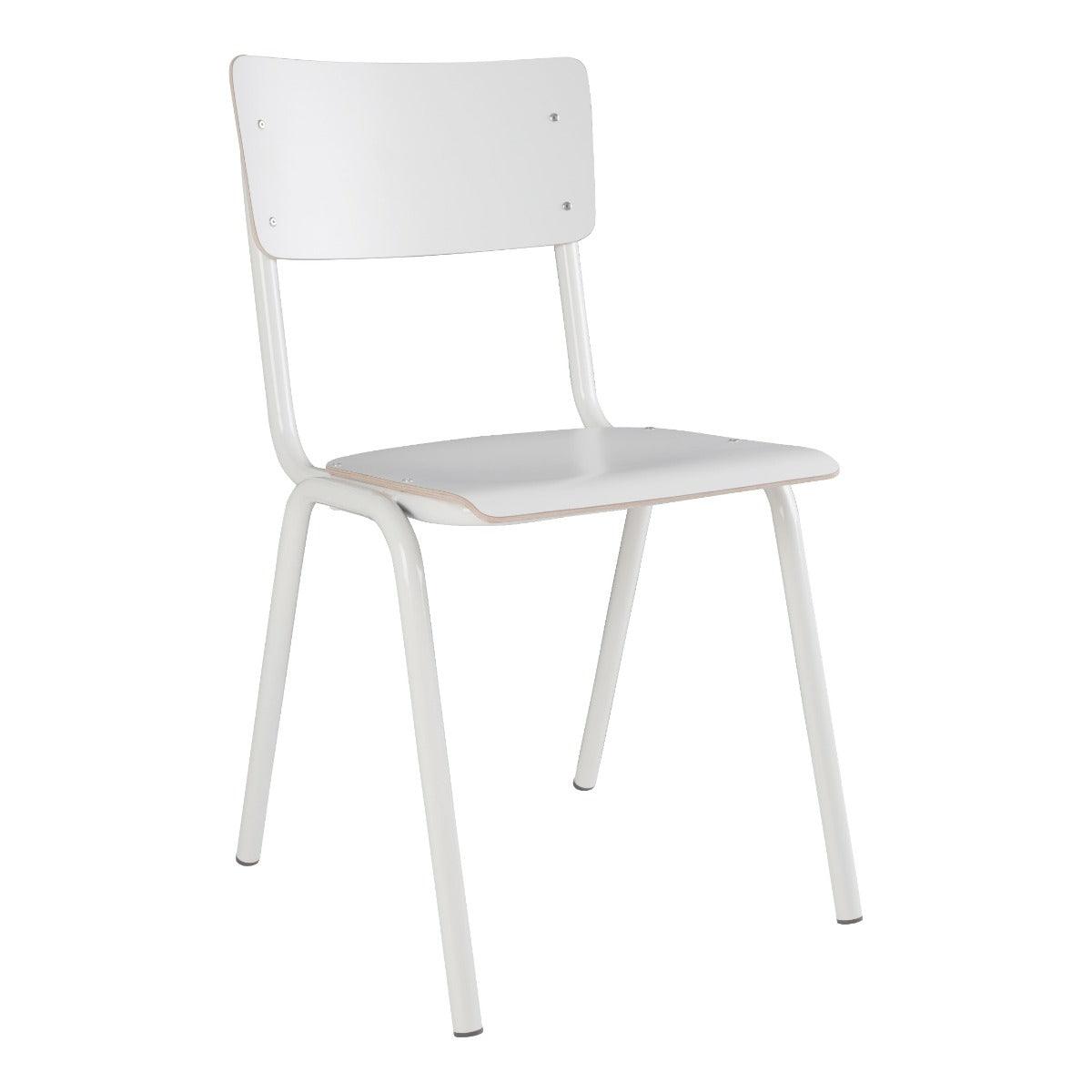 BACK TO SCHOOL chair white, Zuiver, Eye on Design