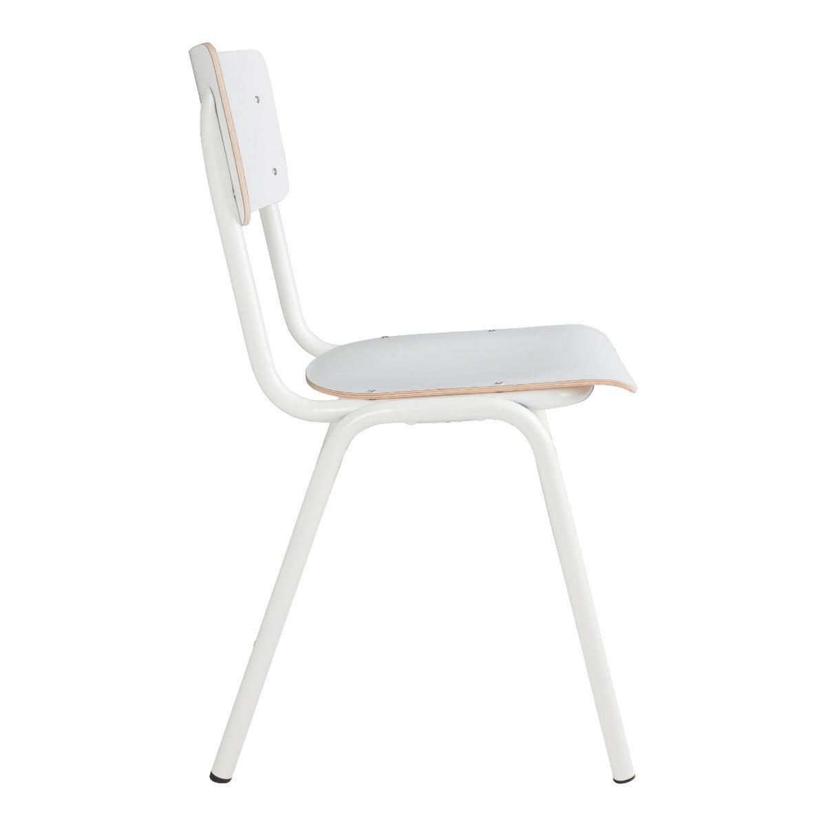 BACK TO SCHOOL chair white, Zuiver, Eye on Design