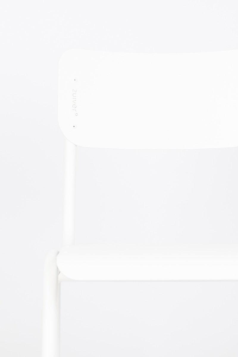 BACK TO SCHOOL outdoor chair white, Zuiver, Eye on Design