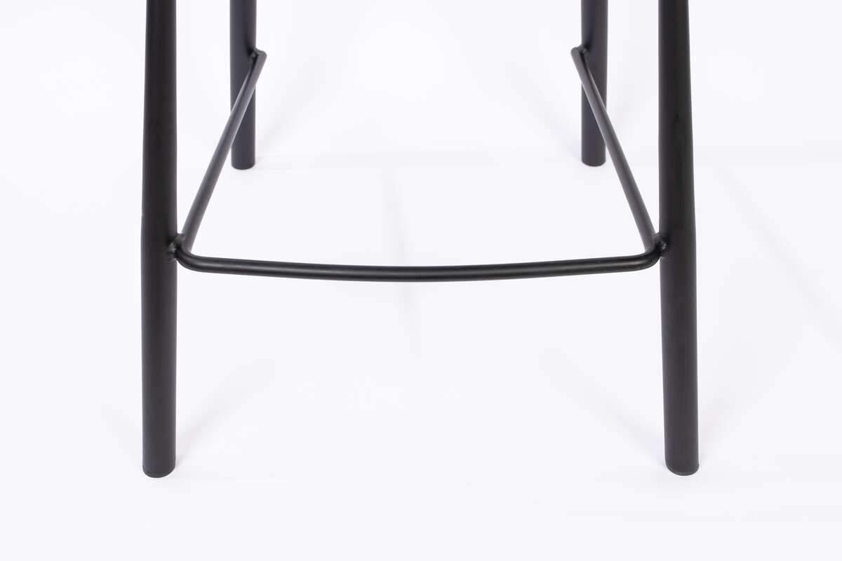 Bar chair BRIT eco leather black - Eye on Design