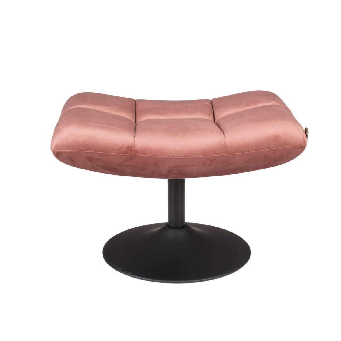 BAR VELVET stool pink, Dutchbone, Eye on Design