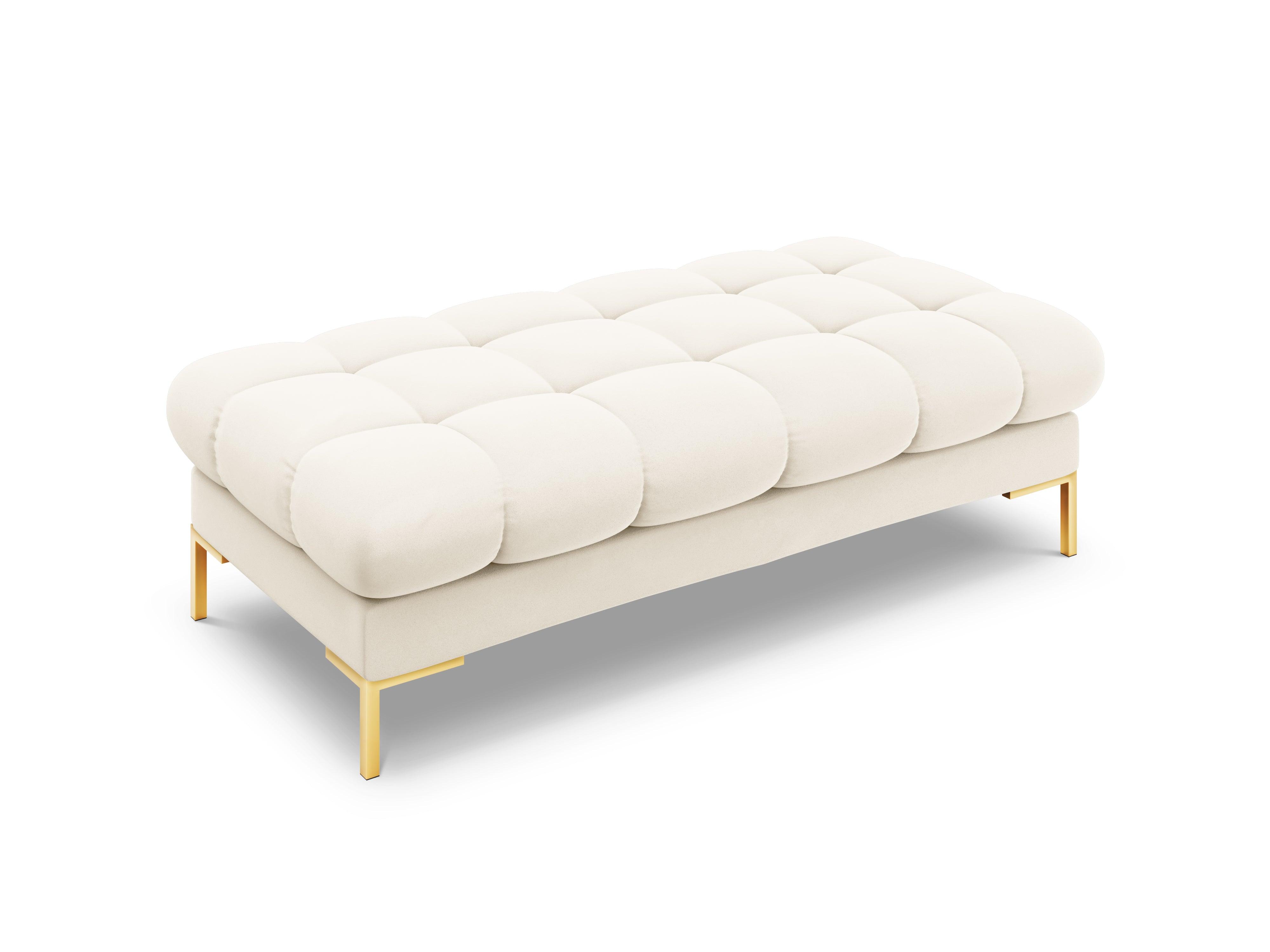 Bench velvet BALI light beige with gold base - Eye on Design