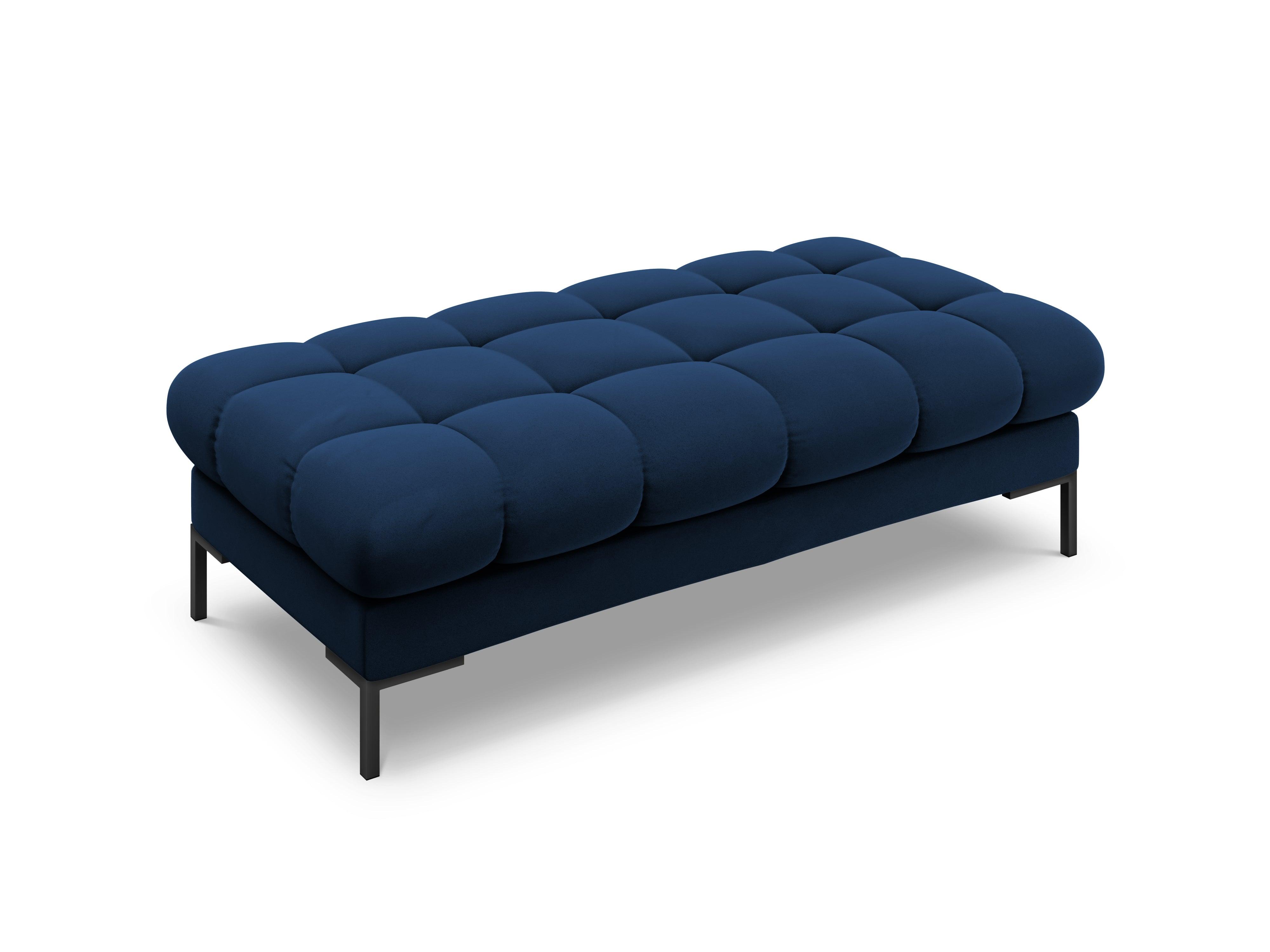 Bench velvet BALI royal blue with black base - Eye on Design