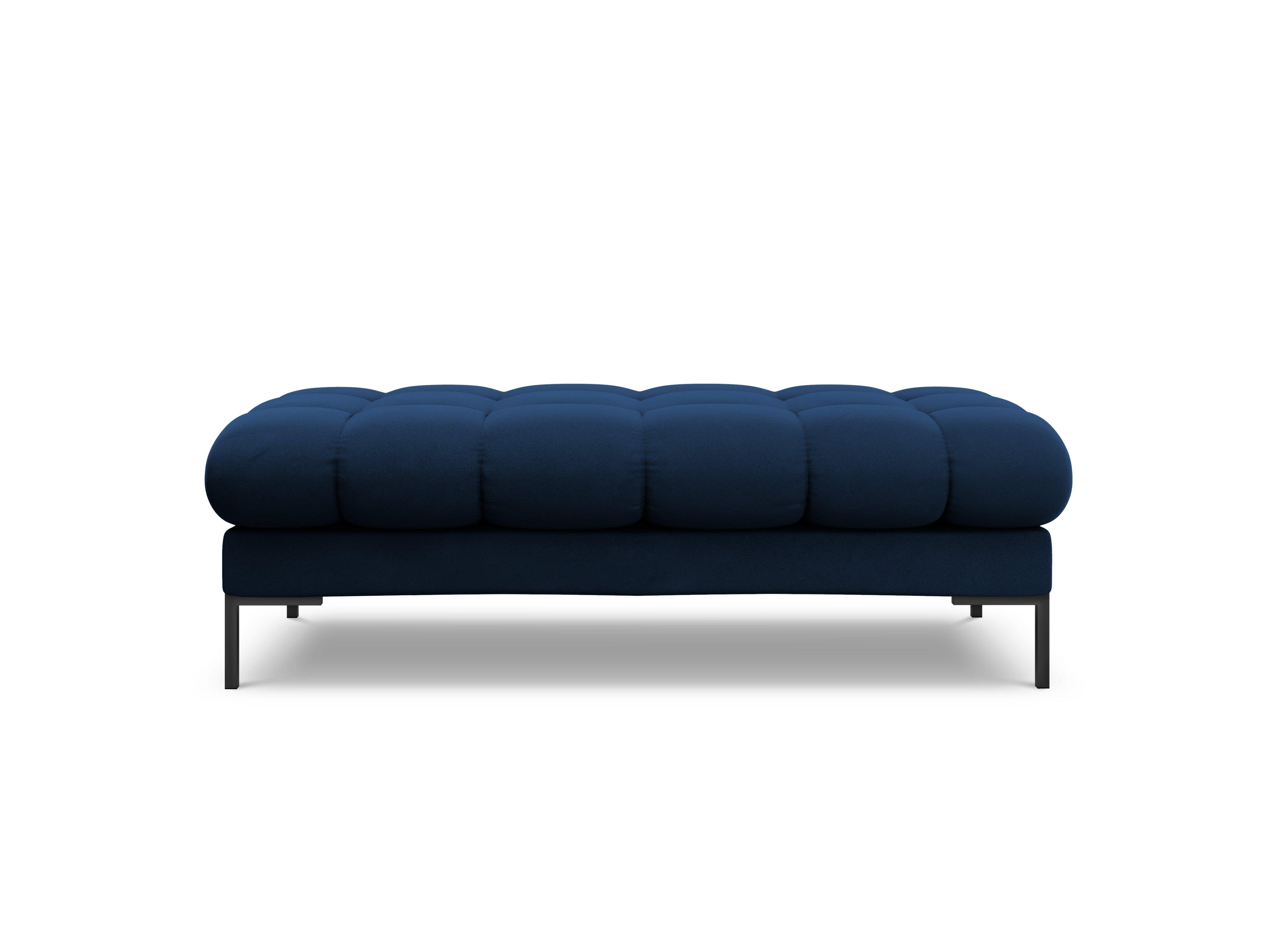 Bench velvet BALI royal blue with black base - Eye on Design