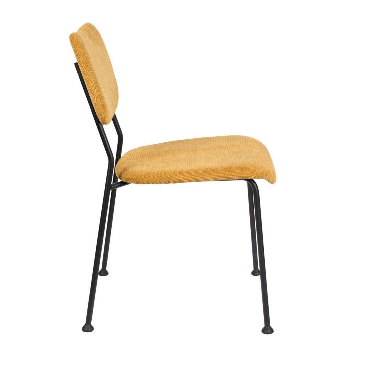 BENSON chair mustard, Zuiver, Eye on Design